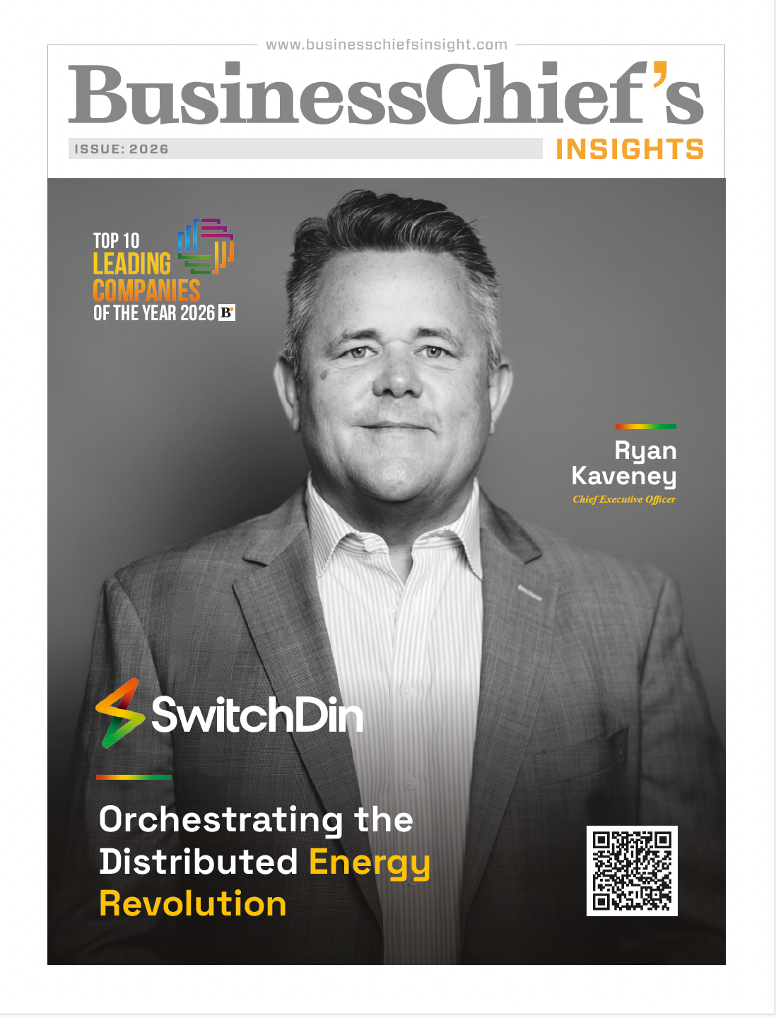 Ryan Kaveney, SwitchDin's CEO discusses about DER orchestration with Business Chief Insights