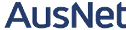 The image features the AusNet logo, primarily in red, with the text 'AusNet' and a lightning bolt symbol on a white background.
