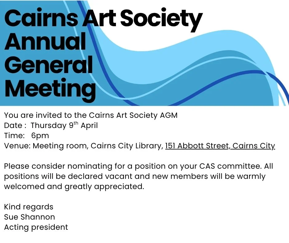 Cairns Art Society AGM