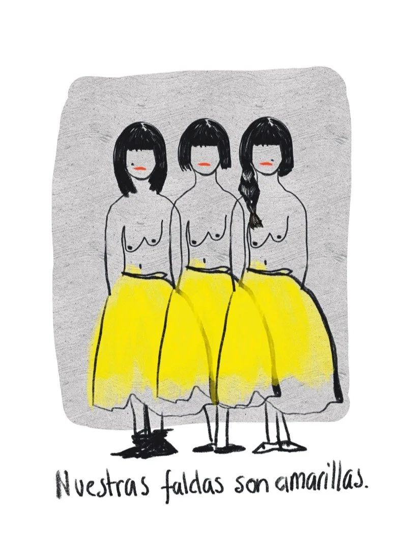 🌼&bdquo;Nuestras faldas son amarillas.&ldquo;

Inspiriert von diesen komplett absurden Duolingo-S&auml;tzen, die sich leider dauerhaft in mein Gehirn eingebrannt haben.

Also habe ich einen davon einfach zu einem Bild gemacht. ☀️💛

Printable Wall A