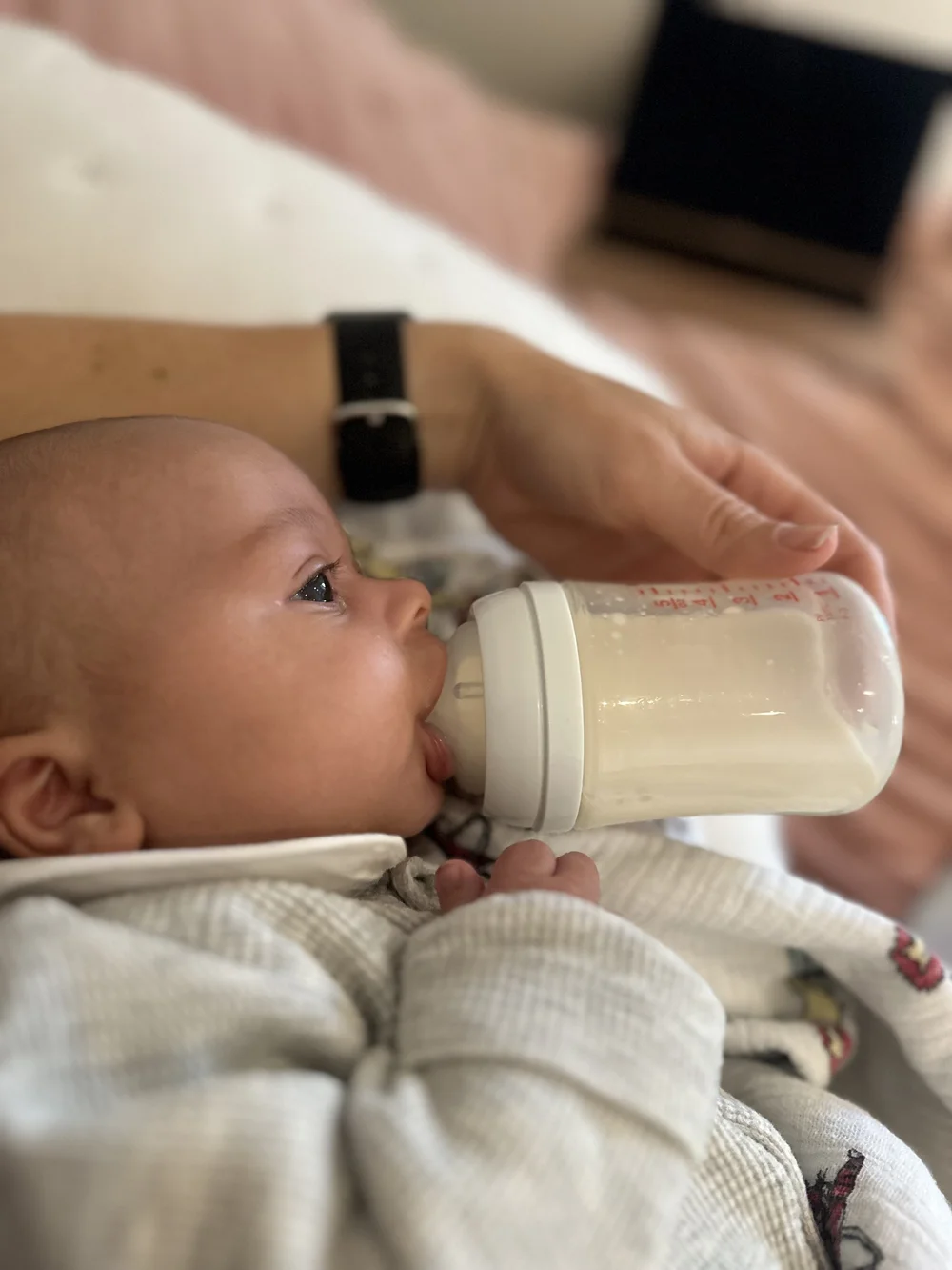 Elevated Side Lying Bottle Feeding — The Bump and Baby Guru