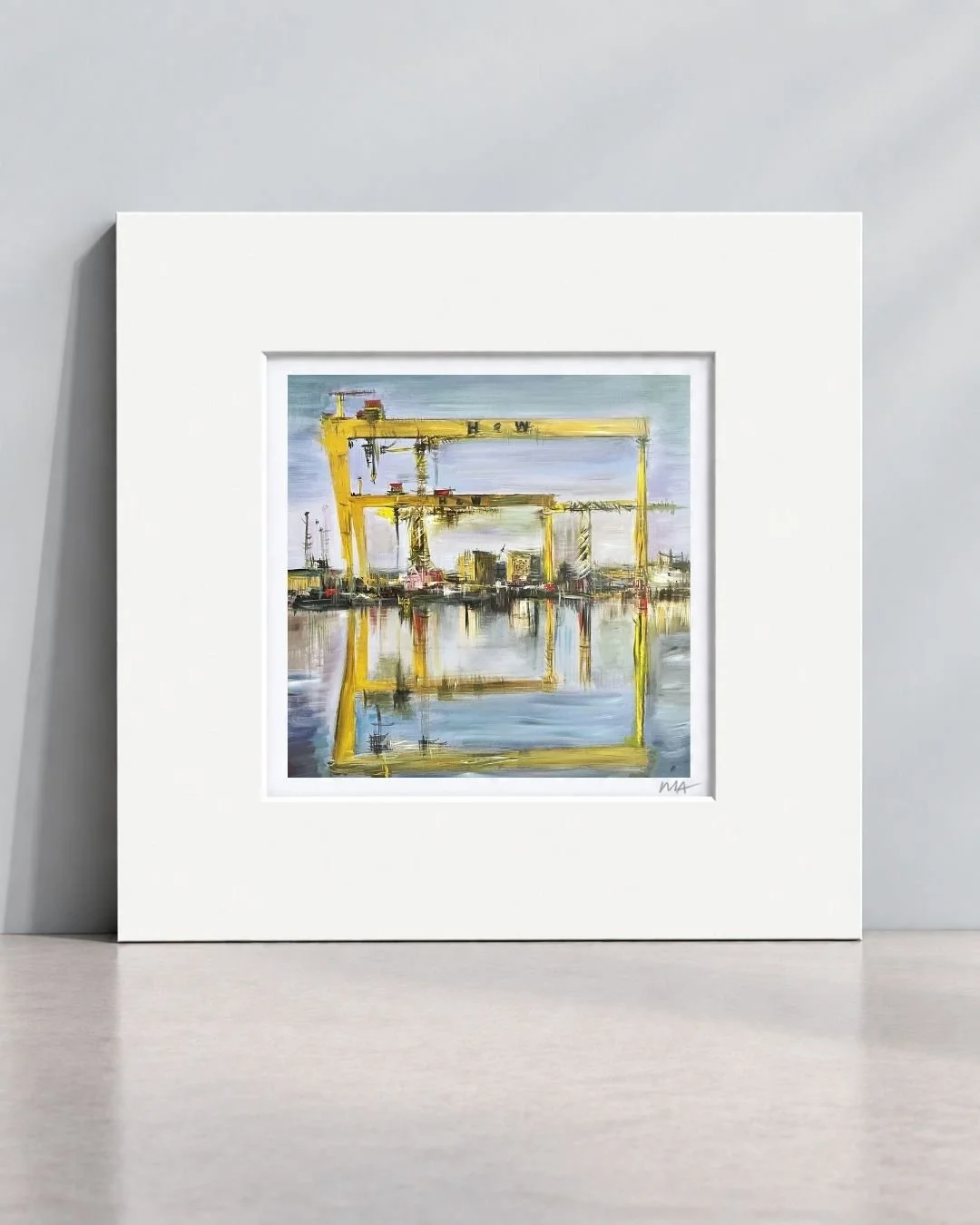 'Harland & Wolff' Reflections Print