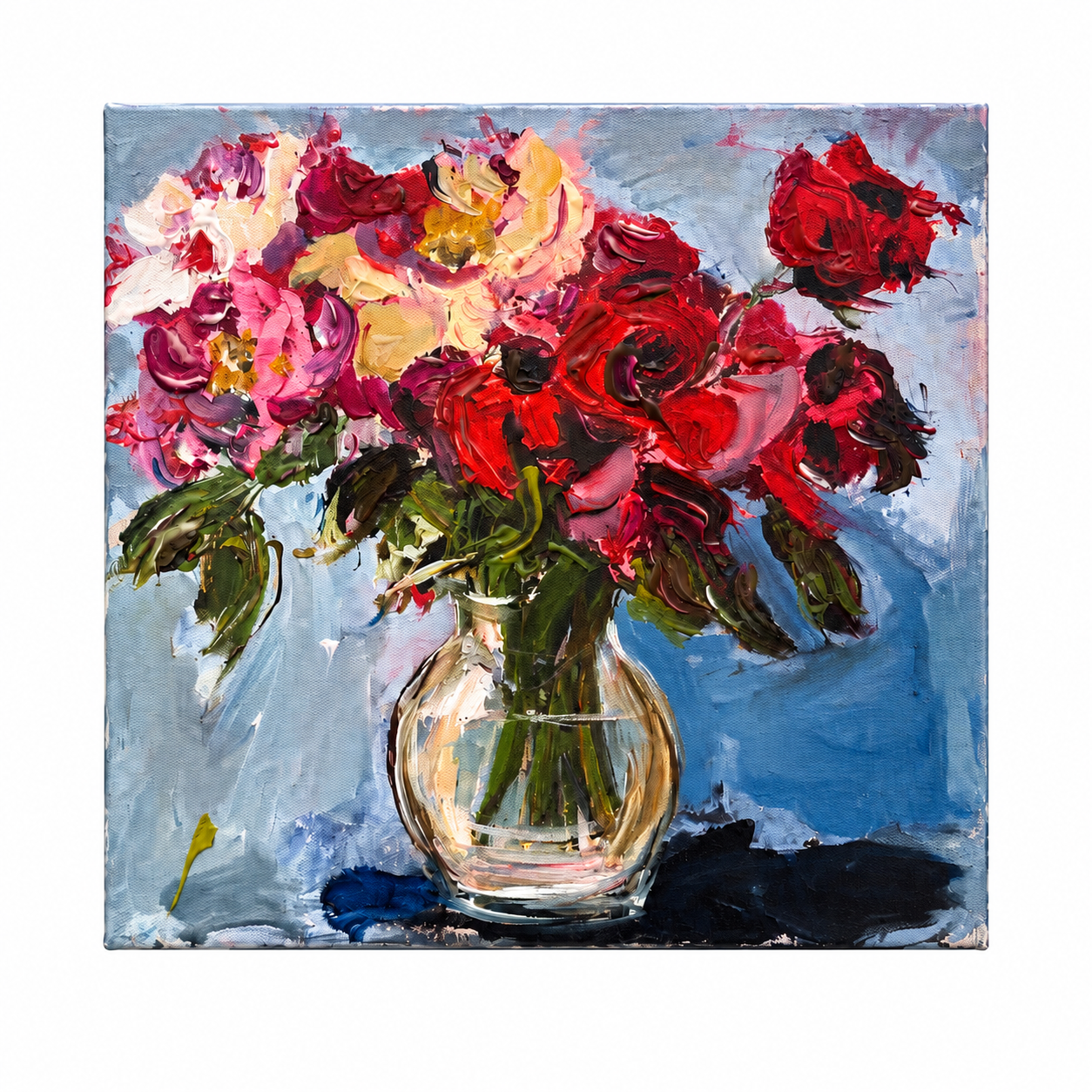 Original- ‘Scarlet & Blush’- £175