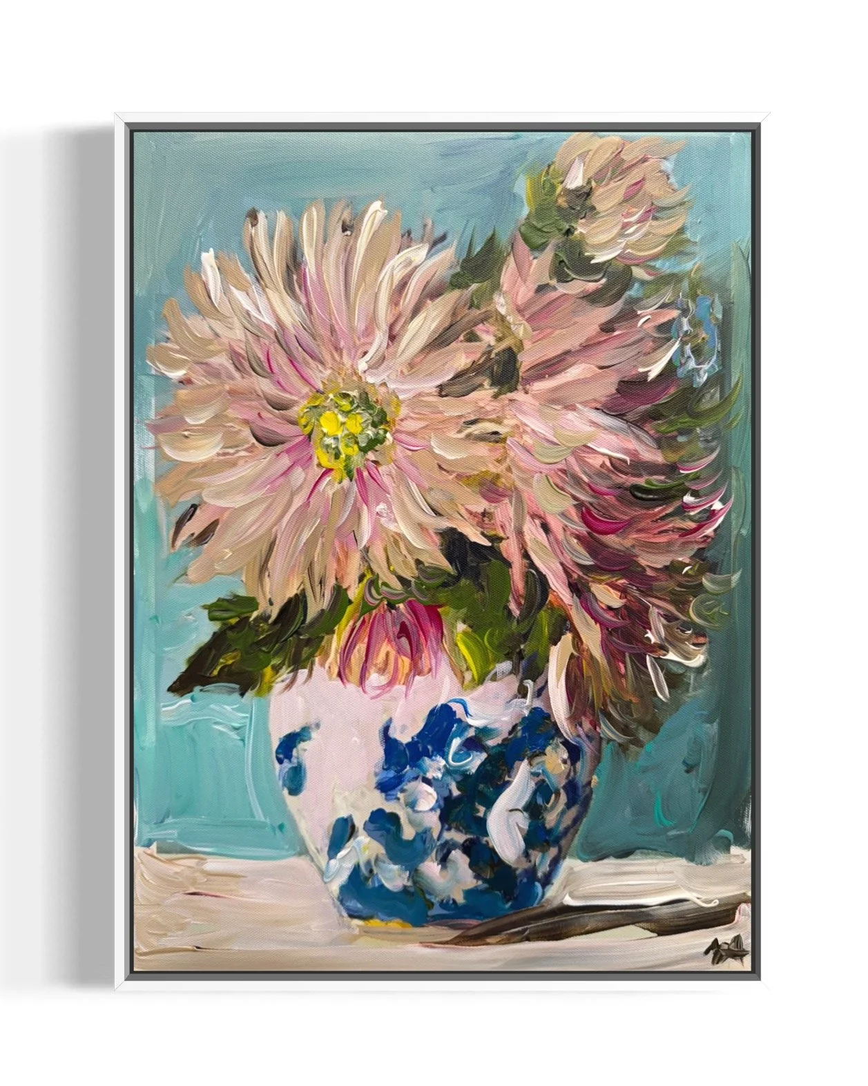 Original - 'Dahlias' - £245