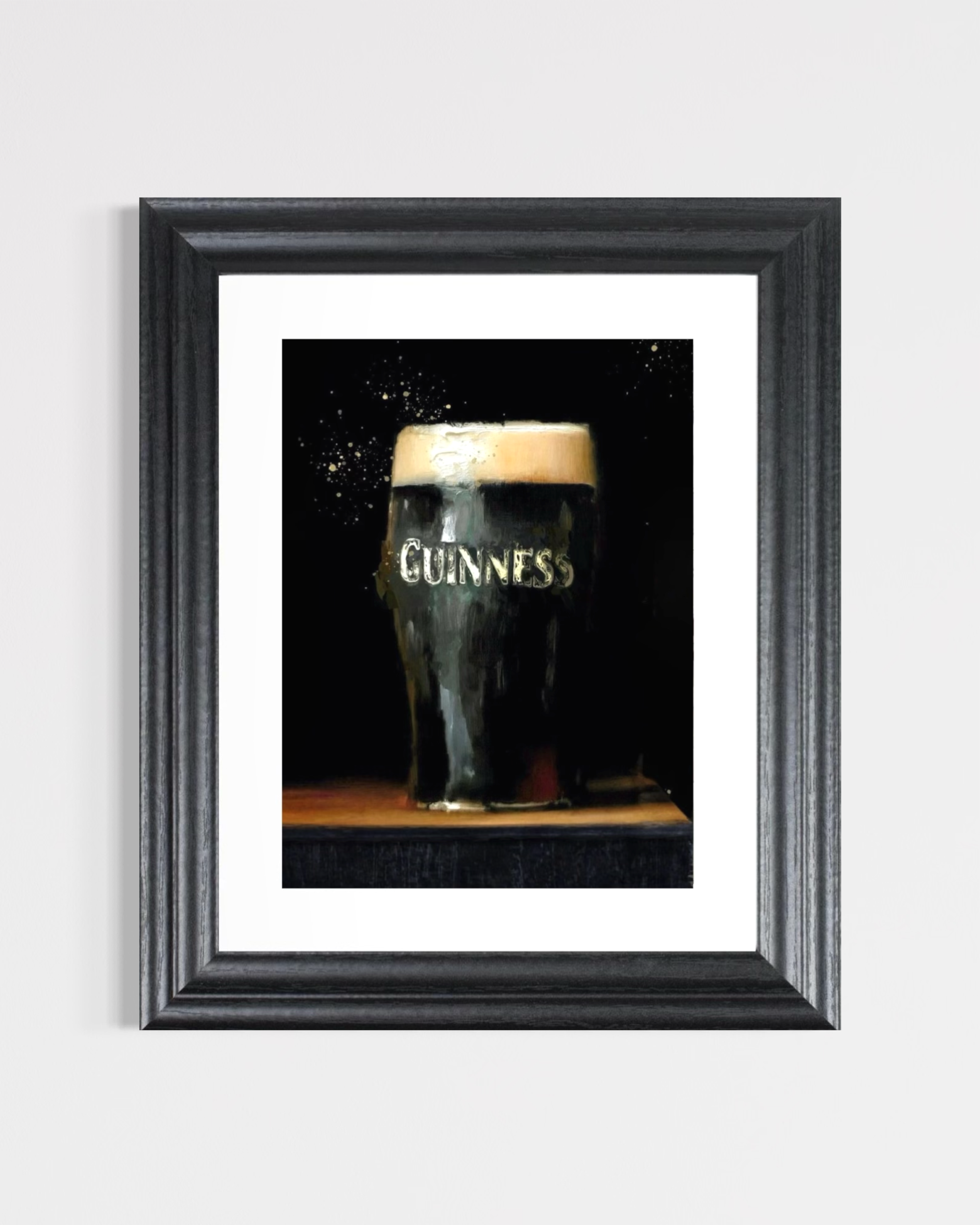 'The Black Stuff' Framed Print