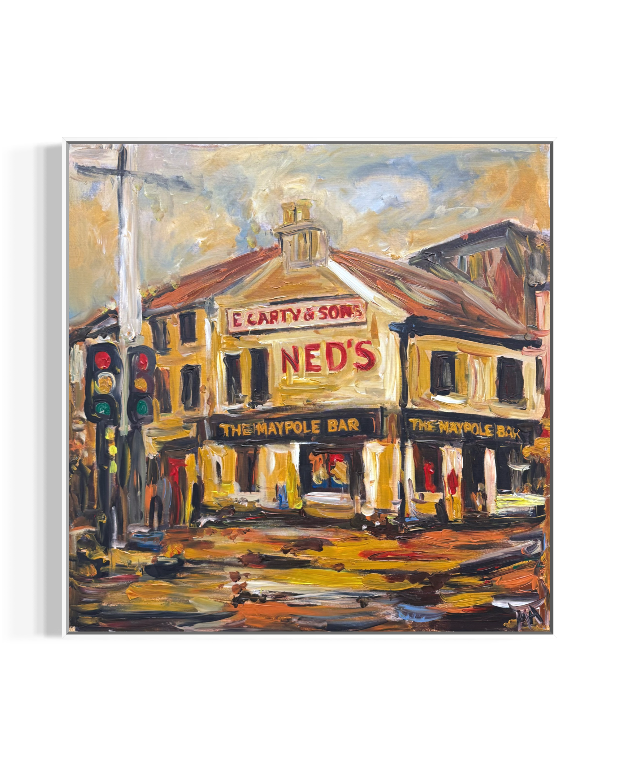 Ned’s Bar, Holywood – Canvas Print