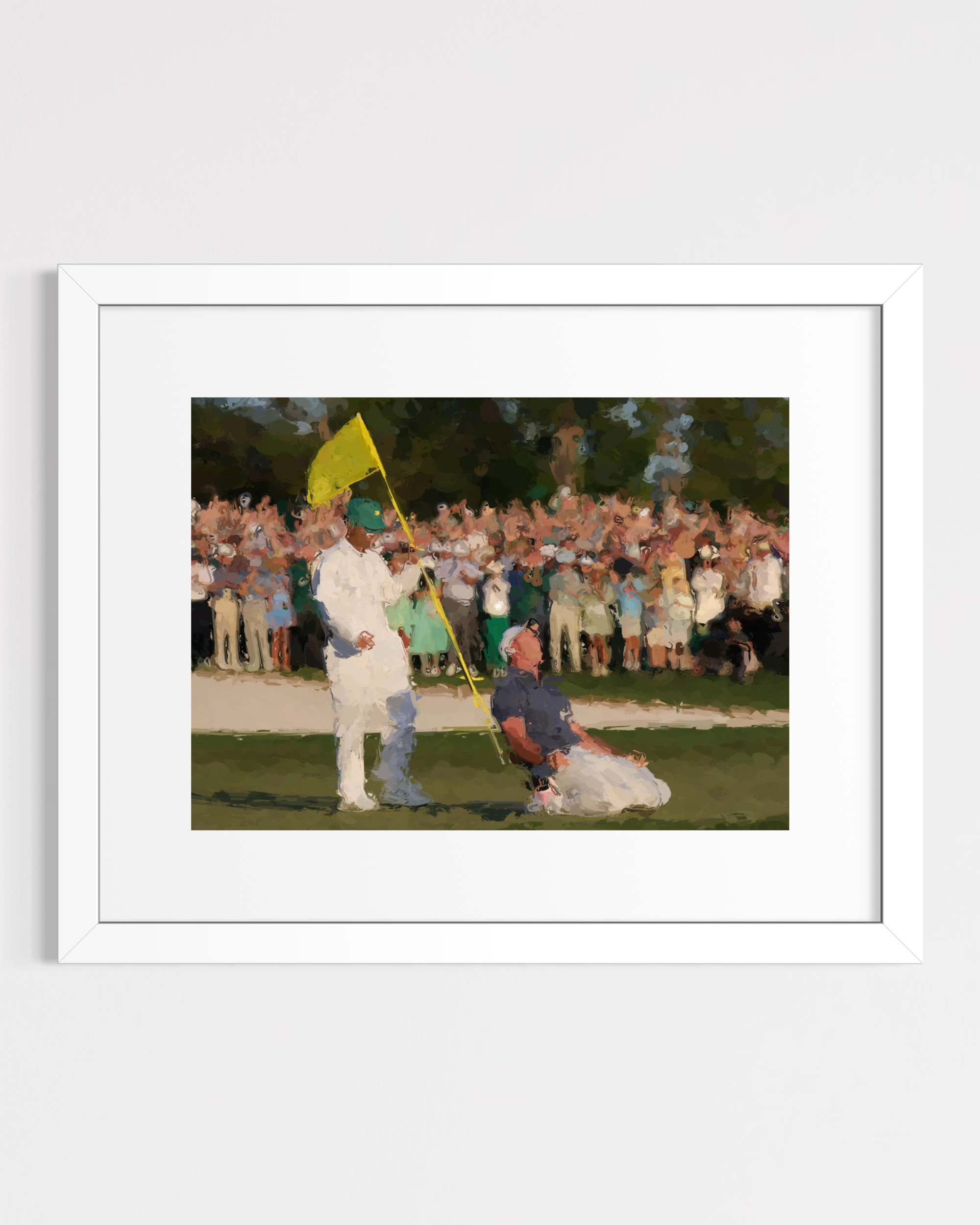 'Immortality' (Rory McIlroy at the Masters) Framed Print