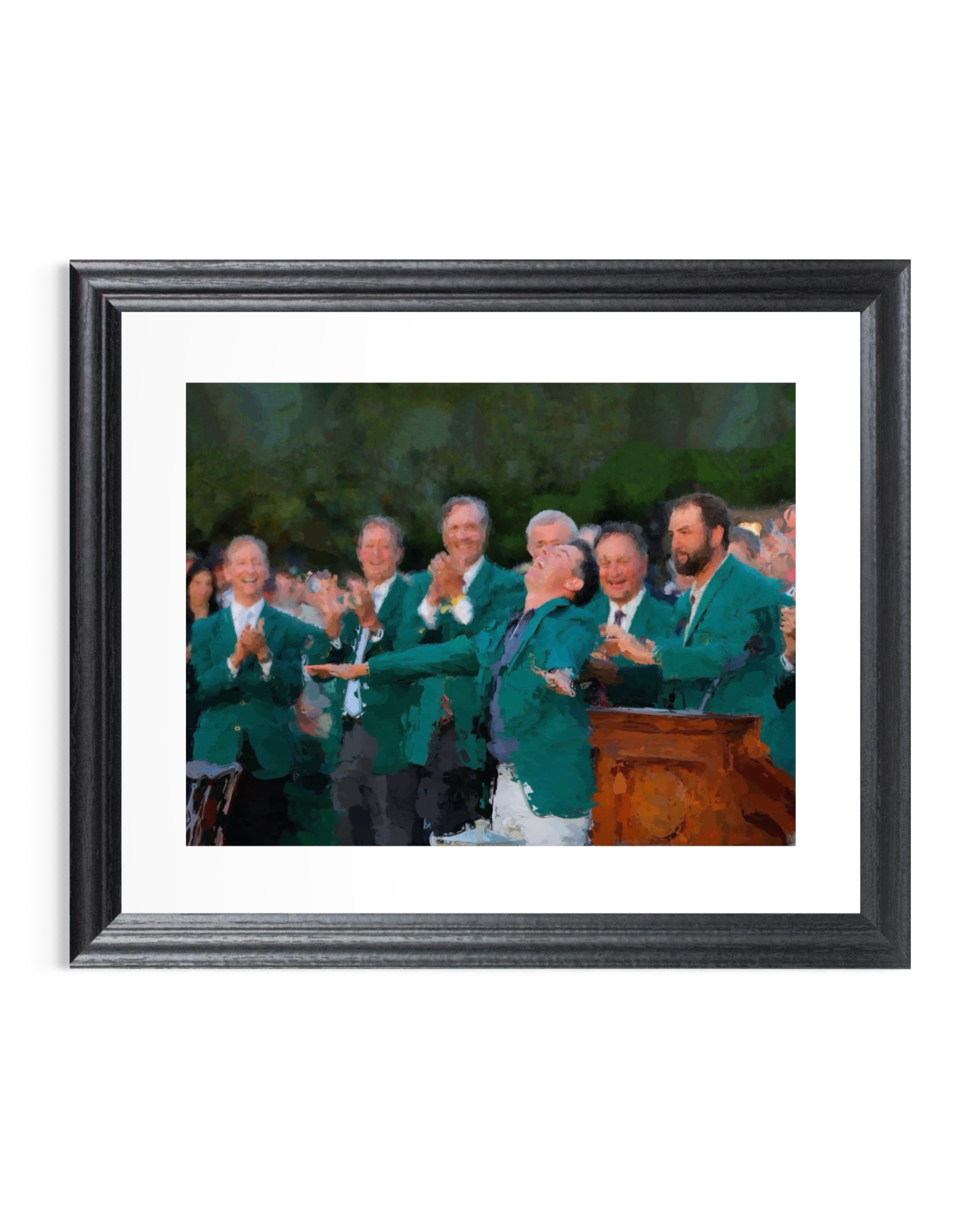 'The Masters at Augusta' (Rory McIlroy)  Framed Print
