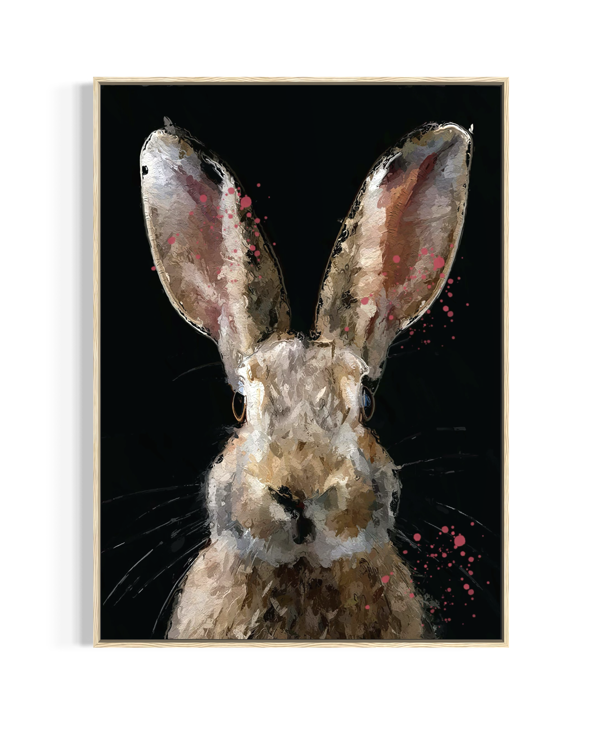 Special - 'The Young Hare' - Hand-Embellished Canvas Print