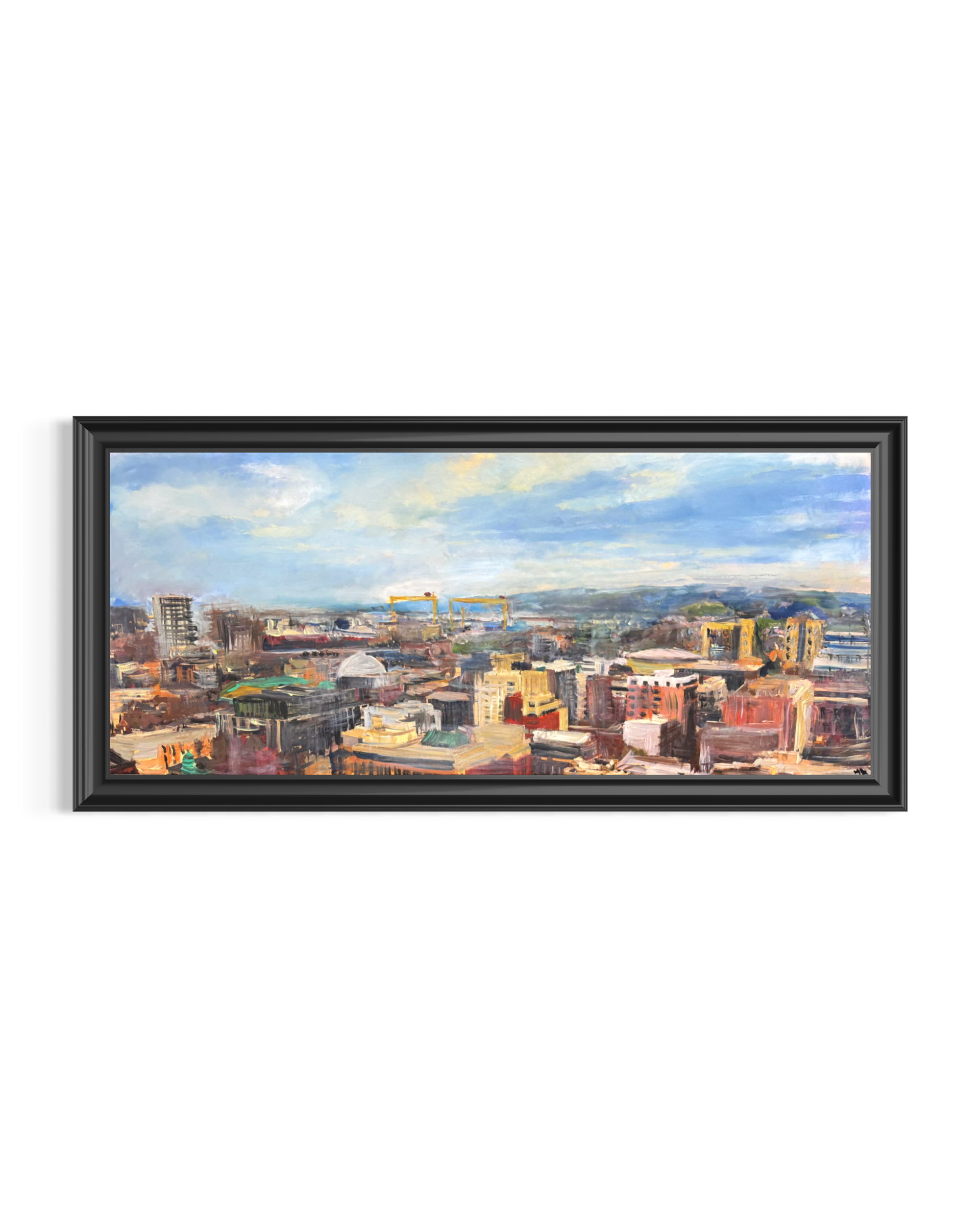 Original - Belfast in June Panorama - £795