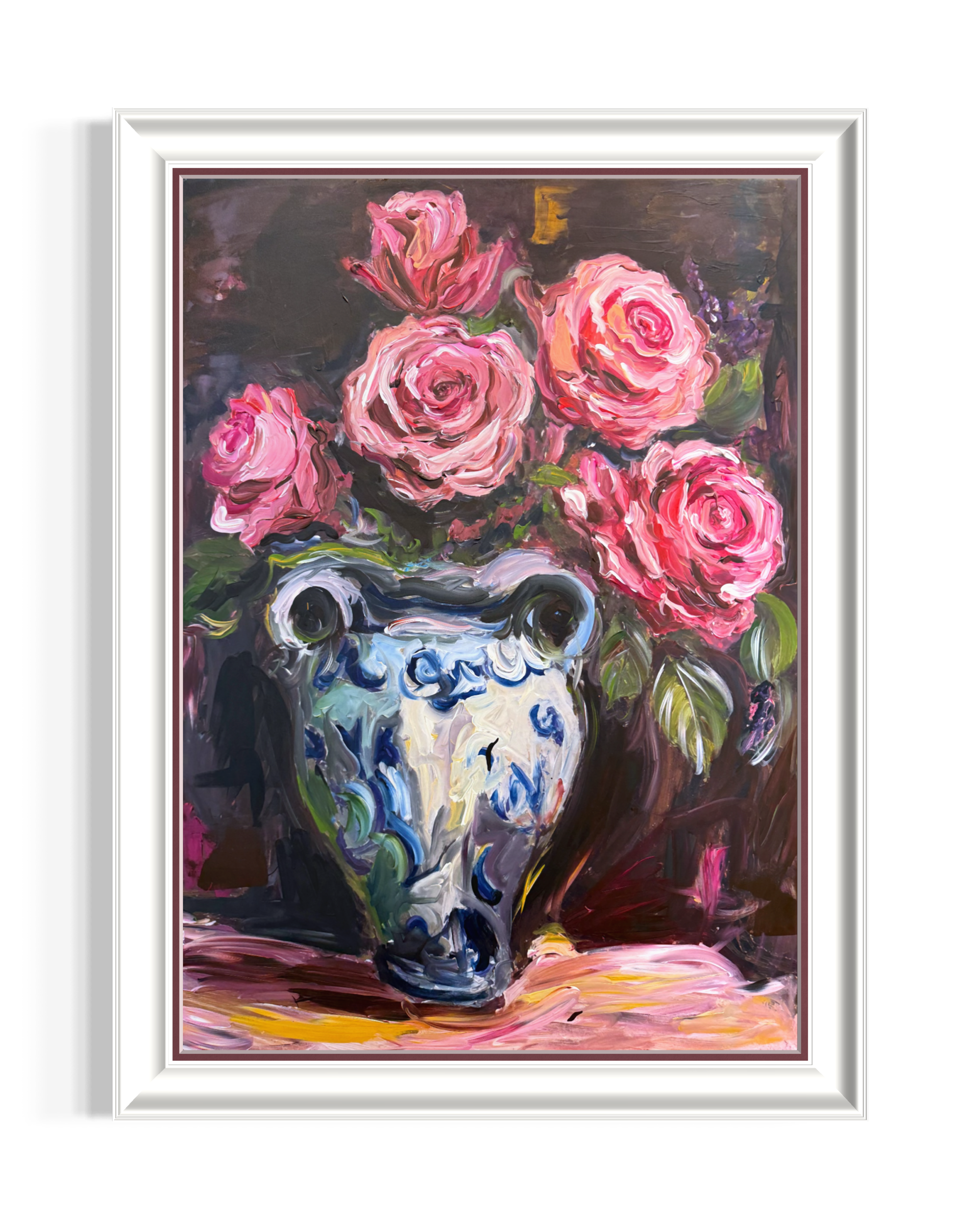 Original - Pink Peonies in a Vase - £745