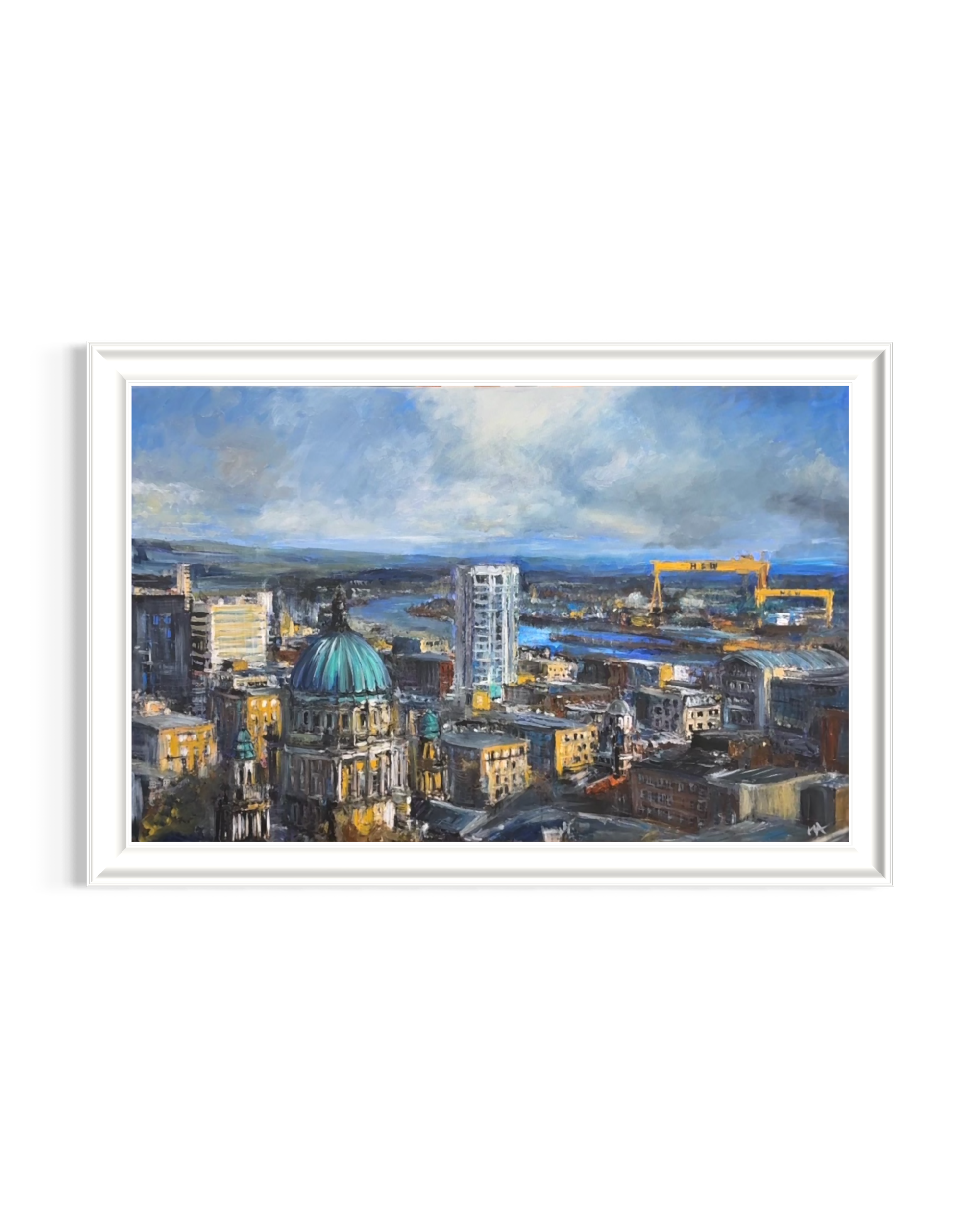 Original - Belfast Skyline II - SOLD