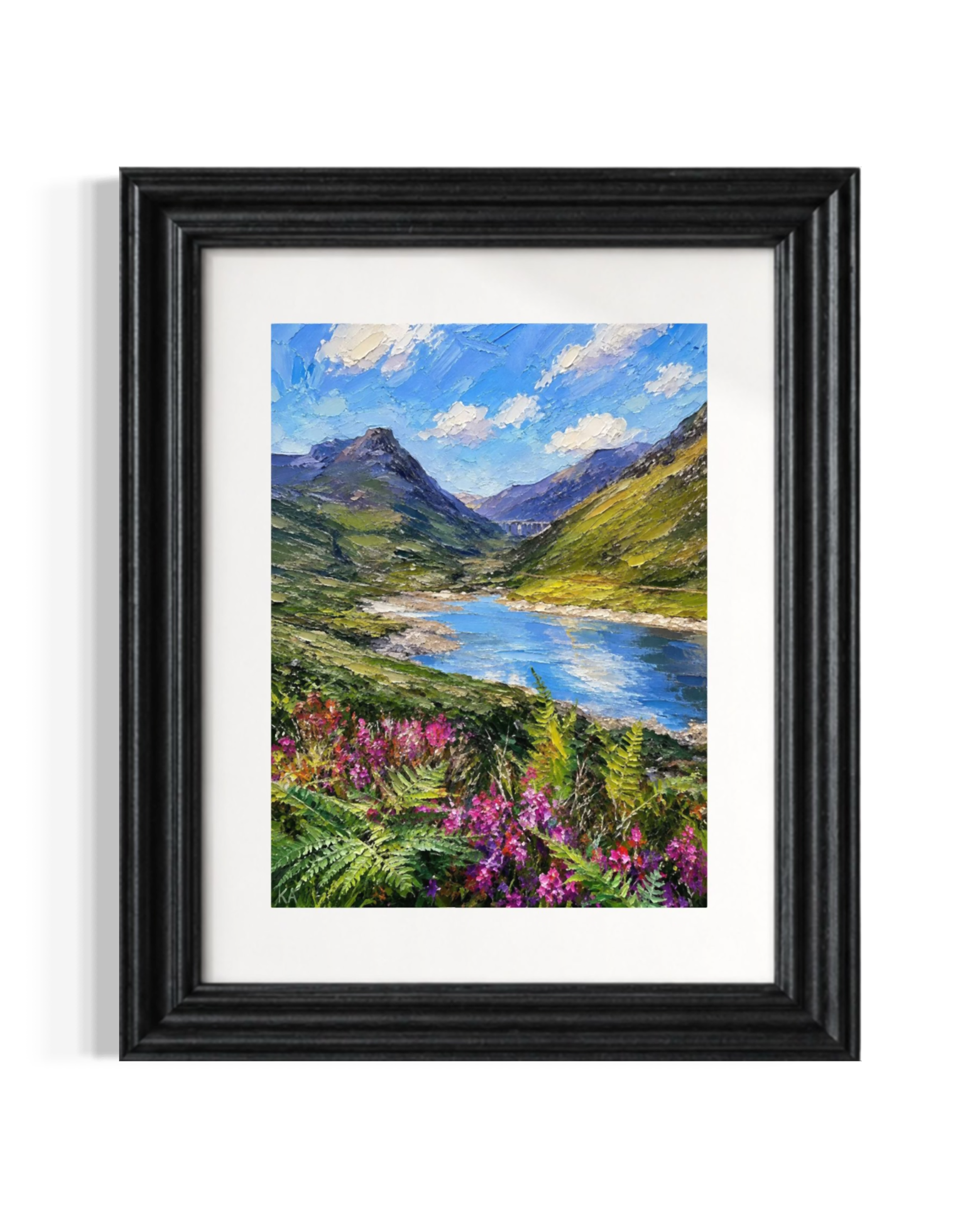 'The Mournes' (Bearnagh from Slieve Binnan) Framed Print