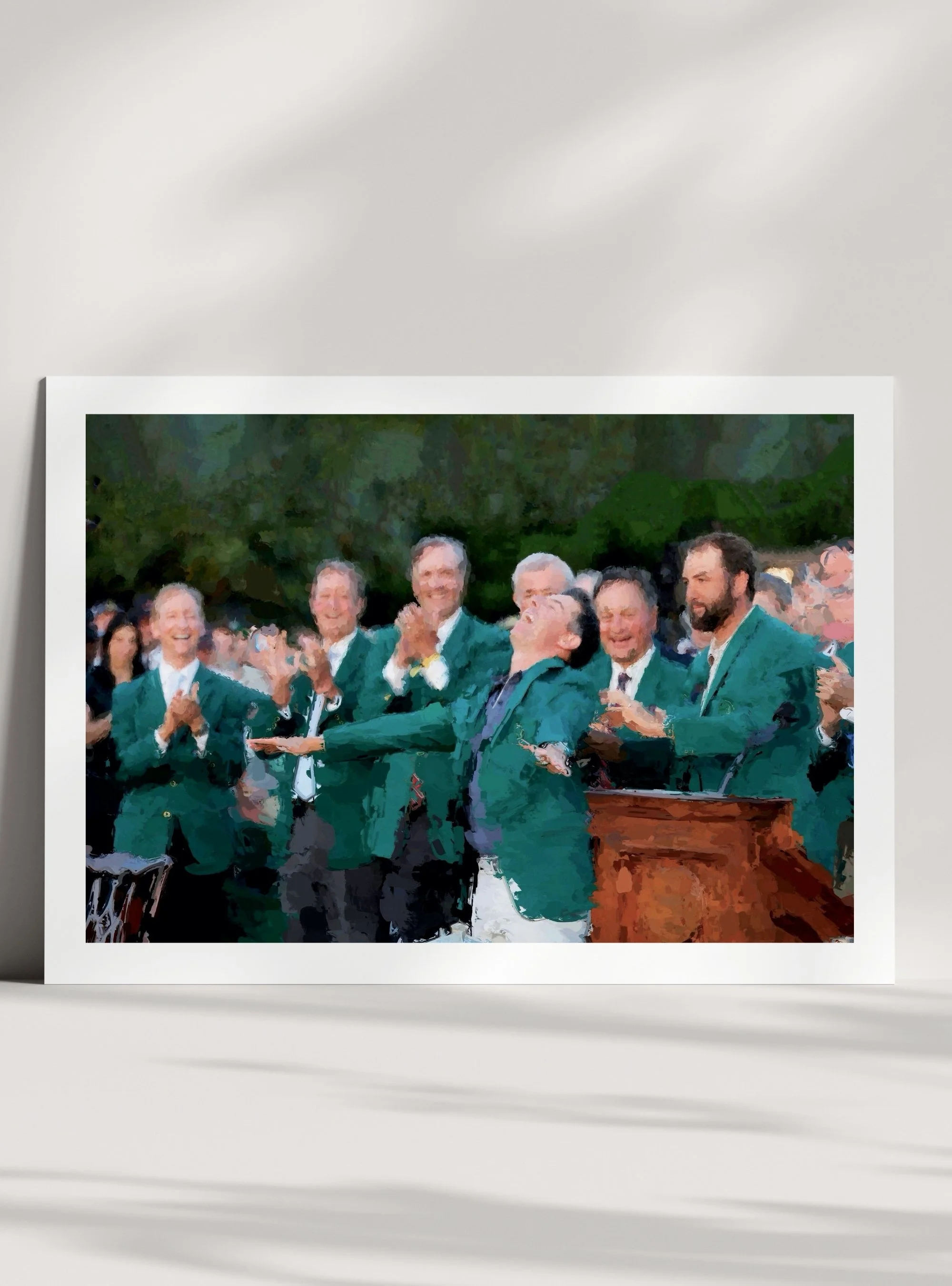 'The Masters at Augusta' Print - Rory McIlroy at Augusta