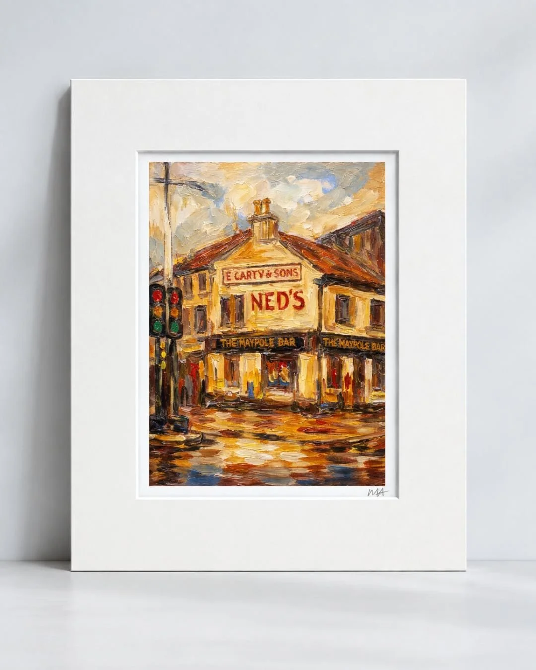 'Ned's Bar, Holywood' Print