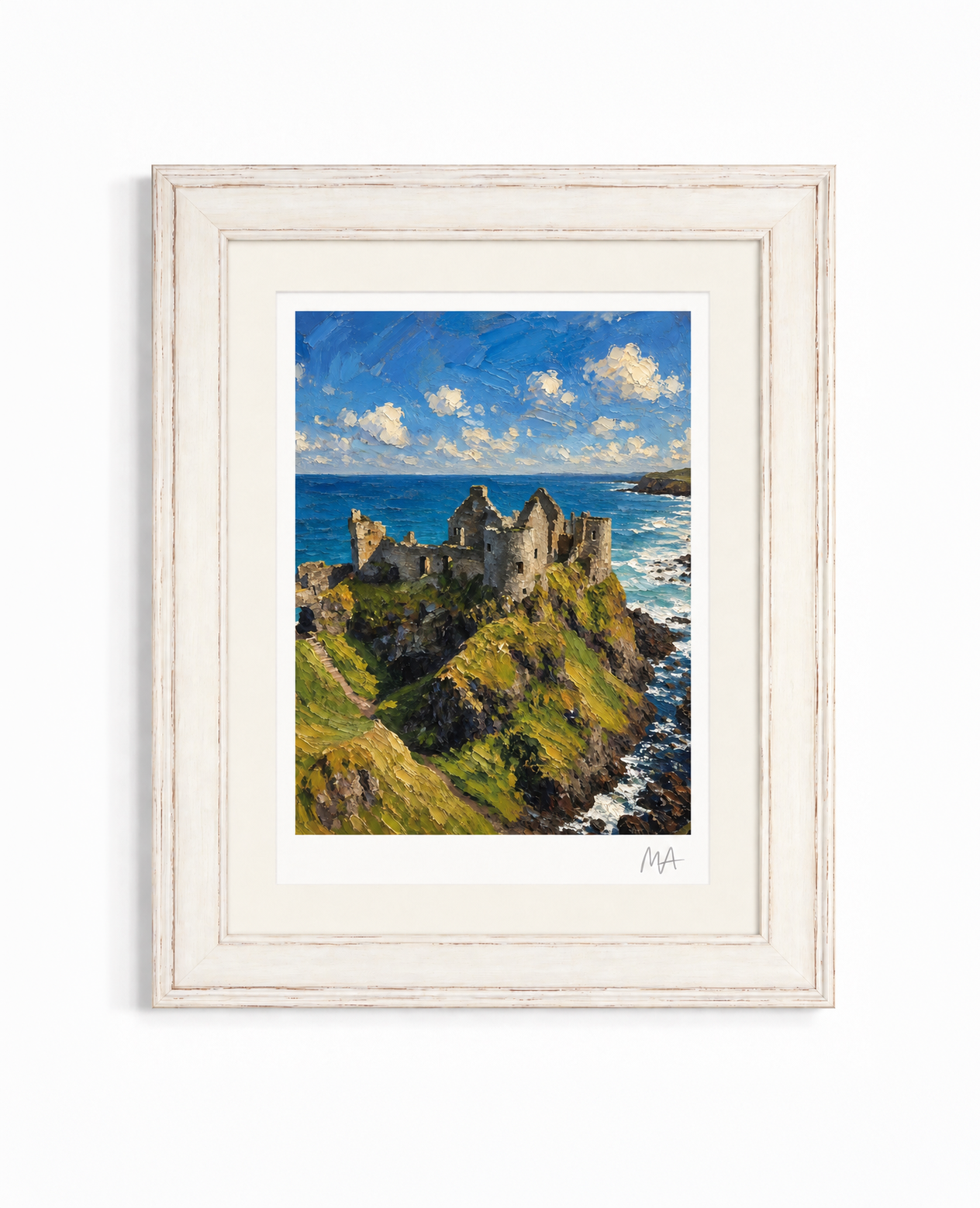 'Dunluce Castle' Framed Print