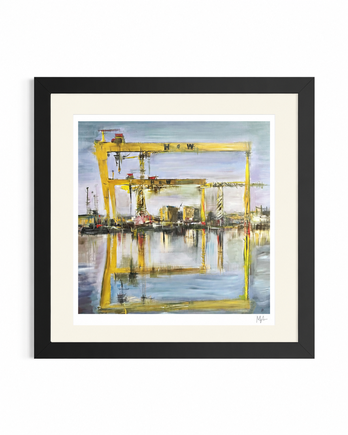 'Harland & Wolff Reflections' Framed Print