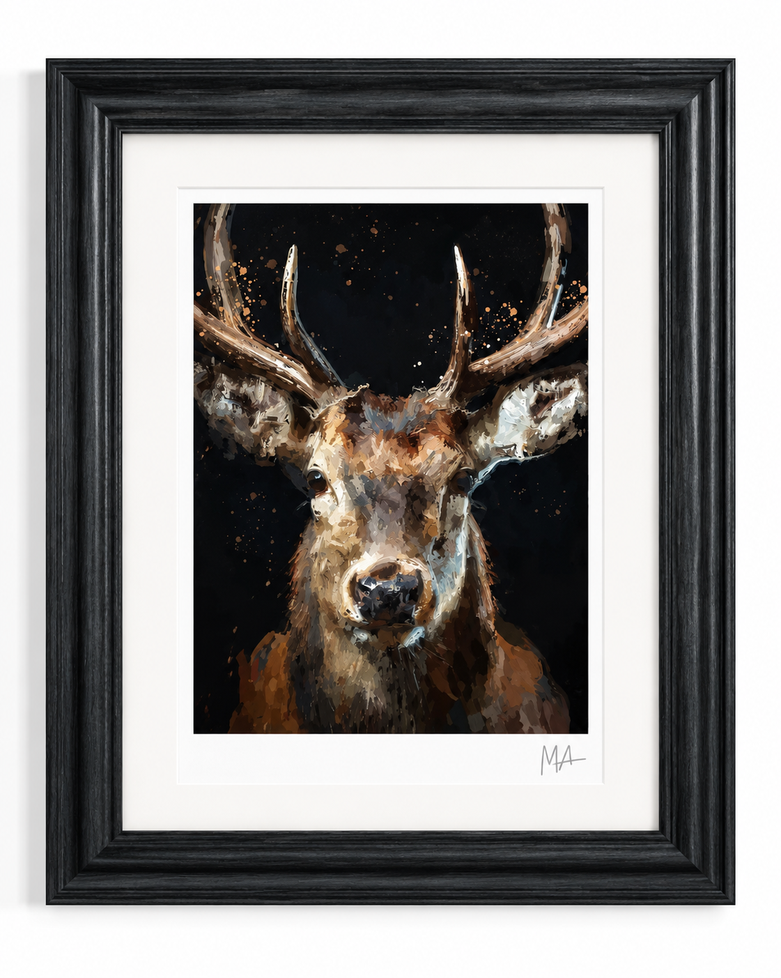 'The Young Buck' Framed Print