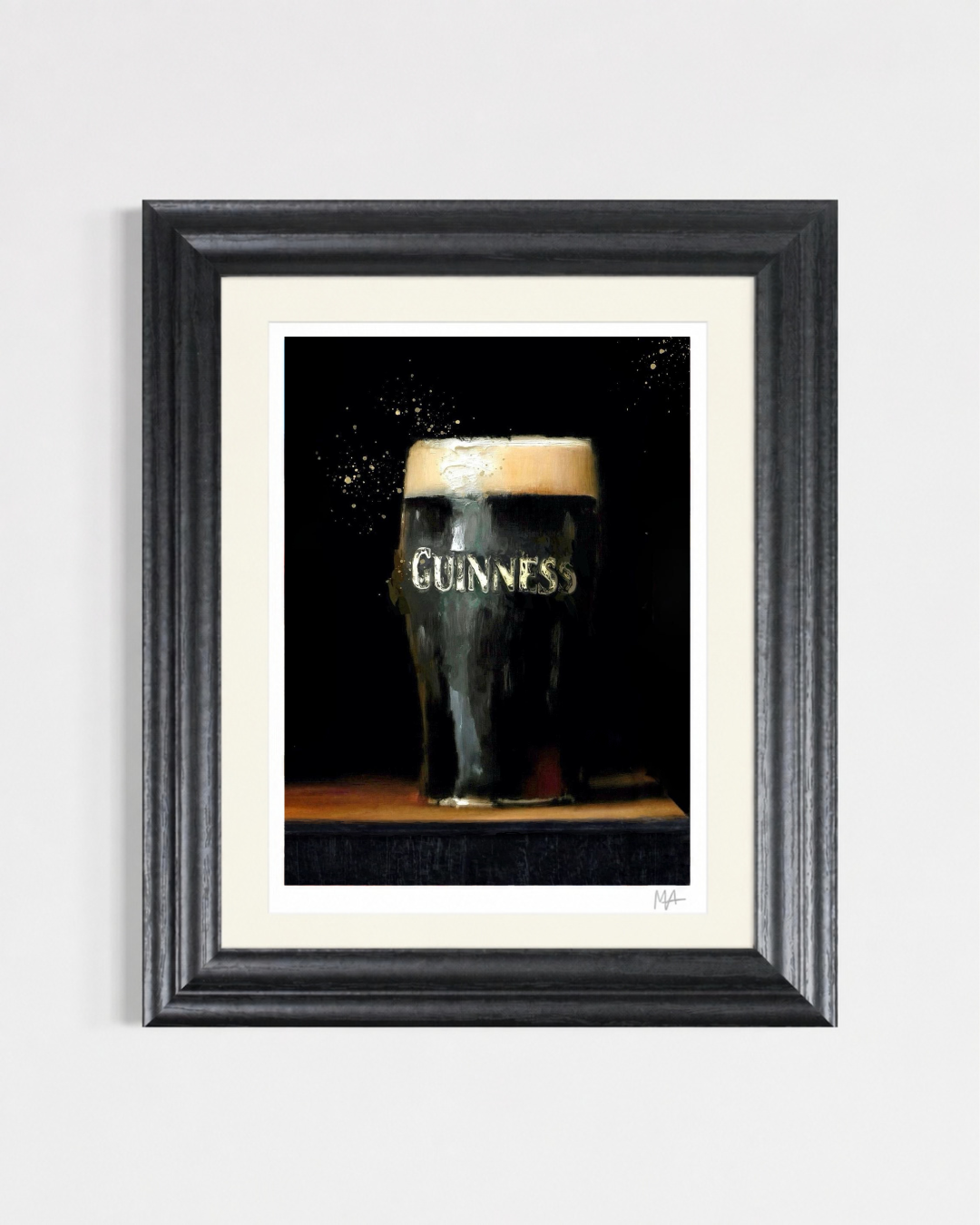 'The Black Stuff' Framed Print