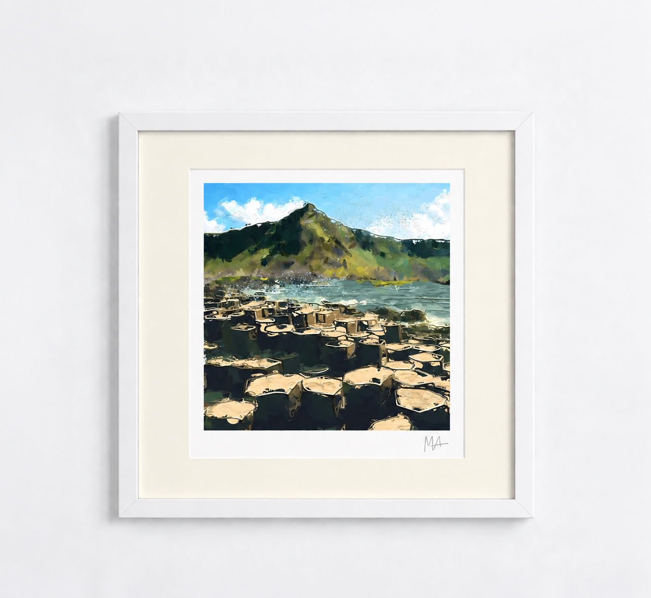 'Giant's Causeway' Framed Print