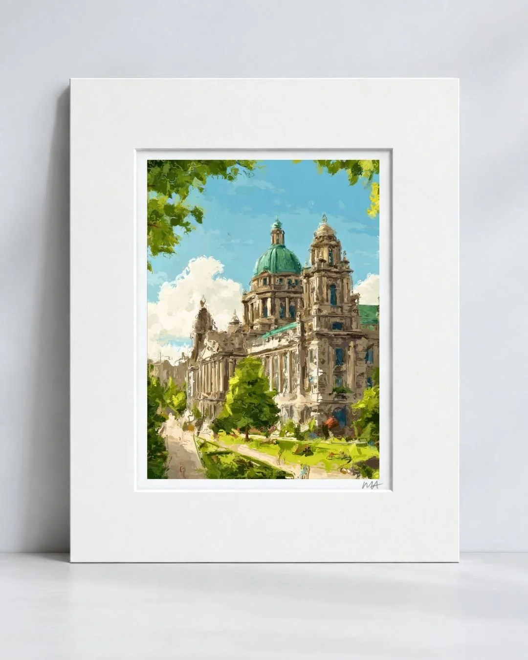 'Belfast City Hall' Print