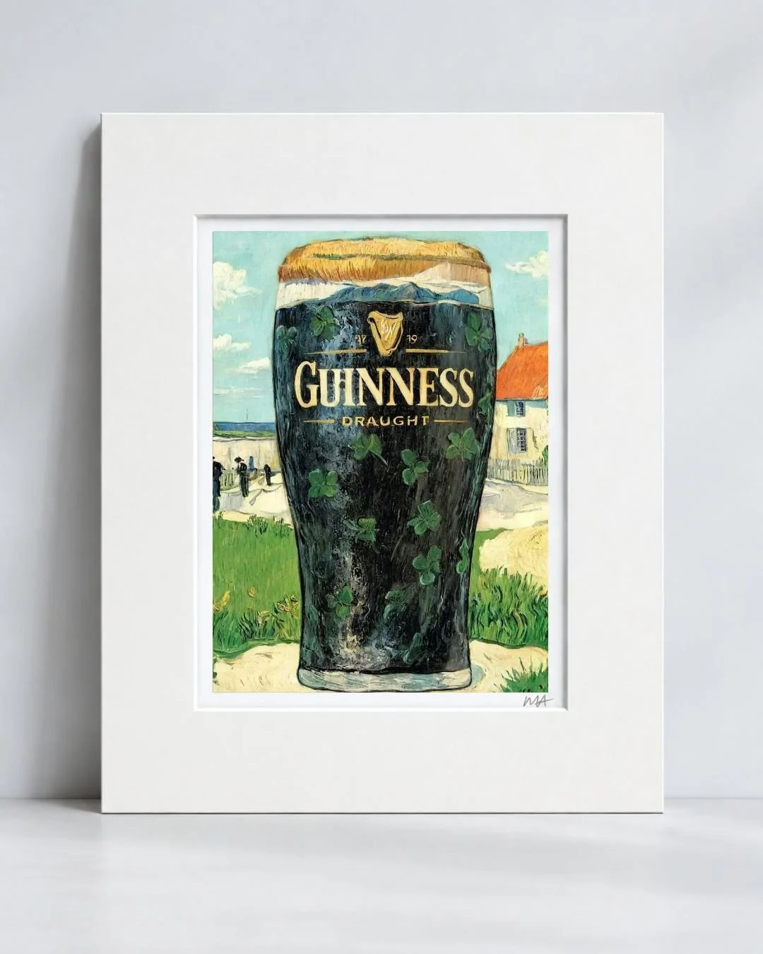'Shamrock Guinness' Print