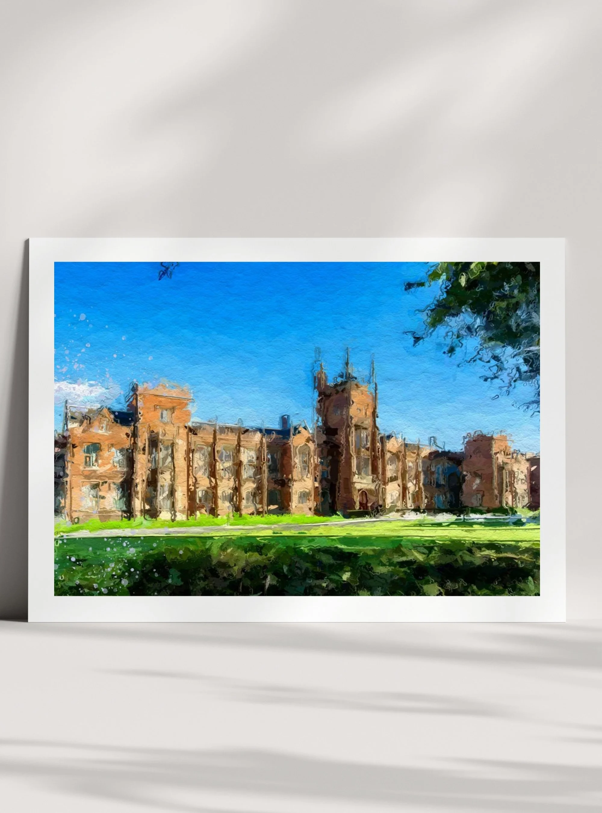 'Queen's University Belfast' Print