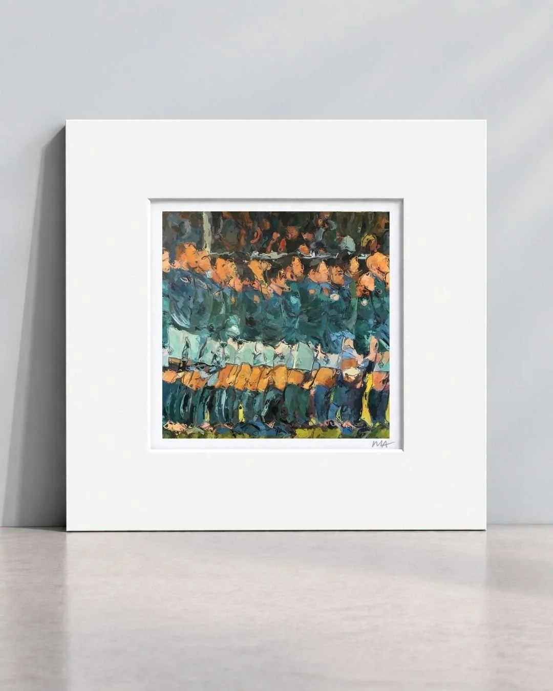 'The Wolfhounds' - Irish Rugby Team Print