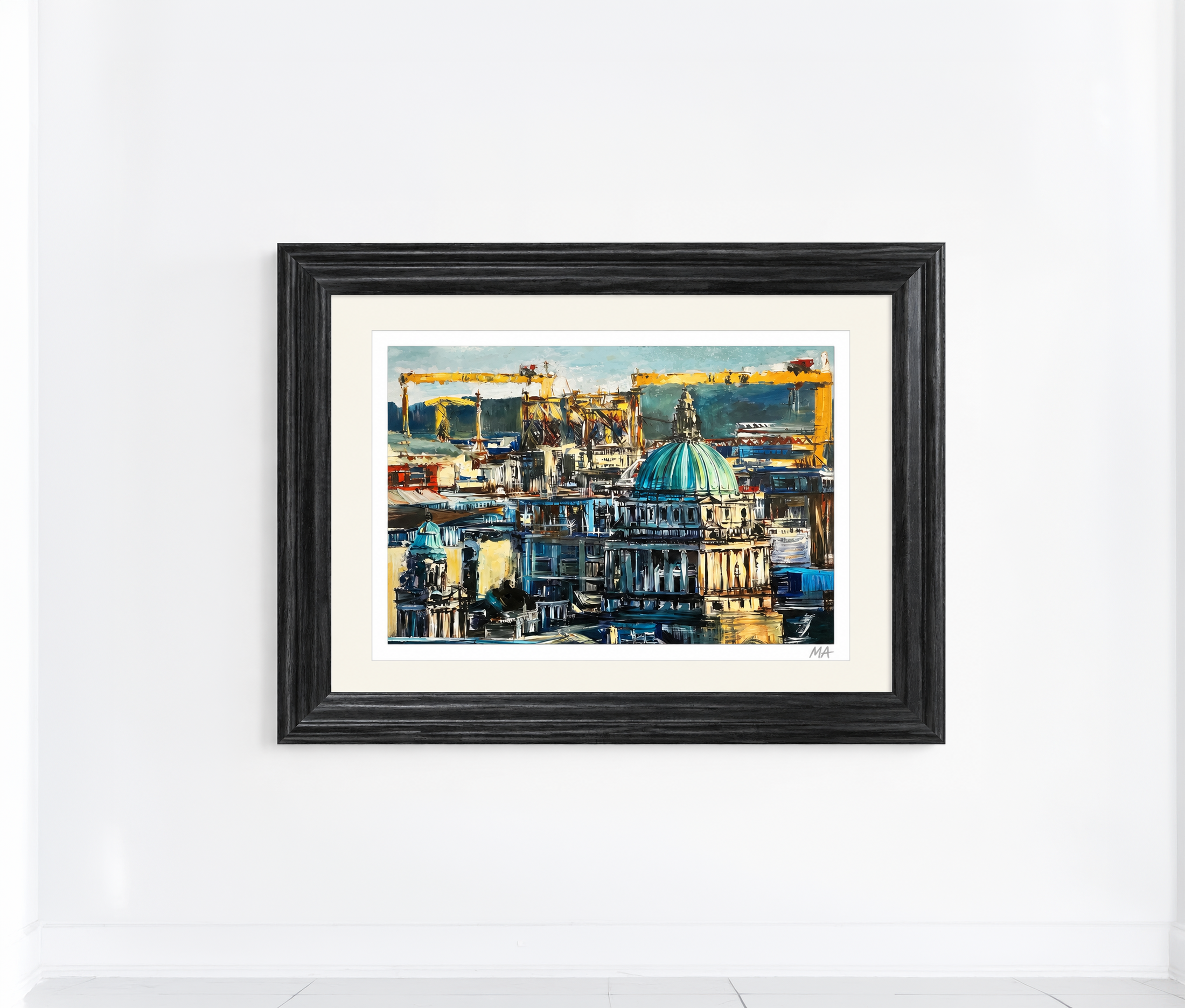 'Belfast In Spring' Framed Print