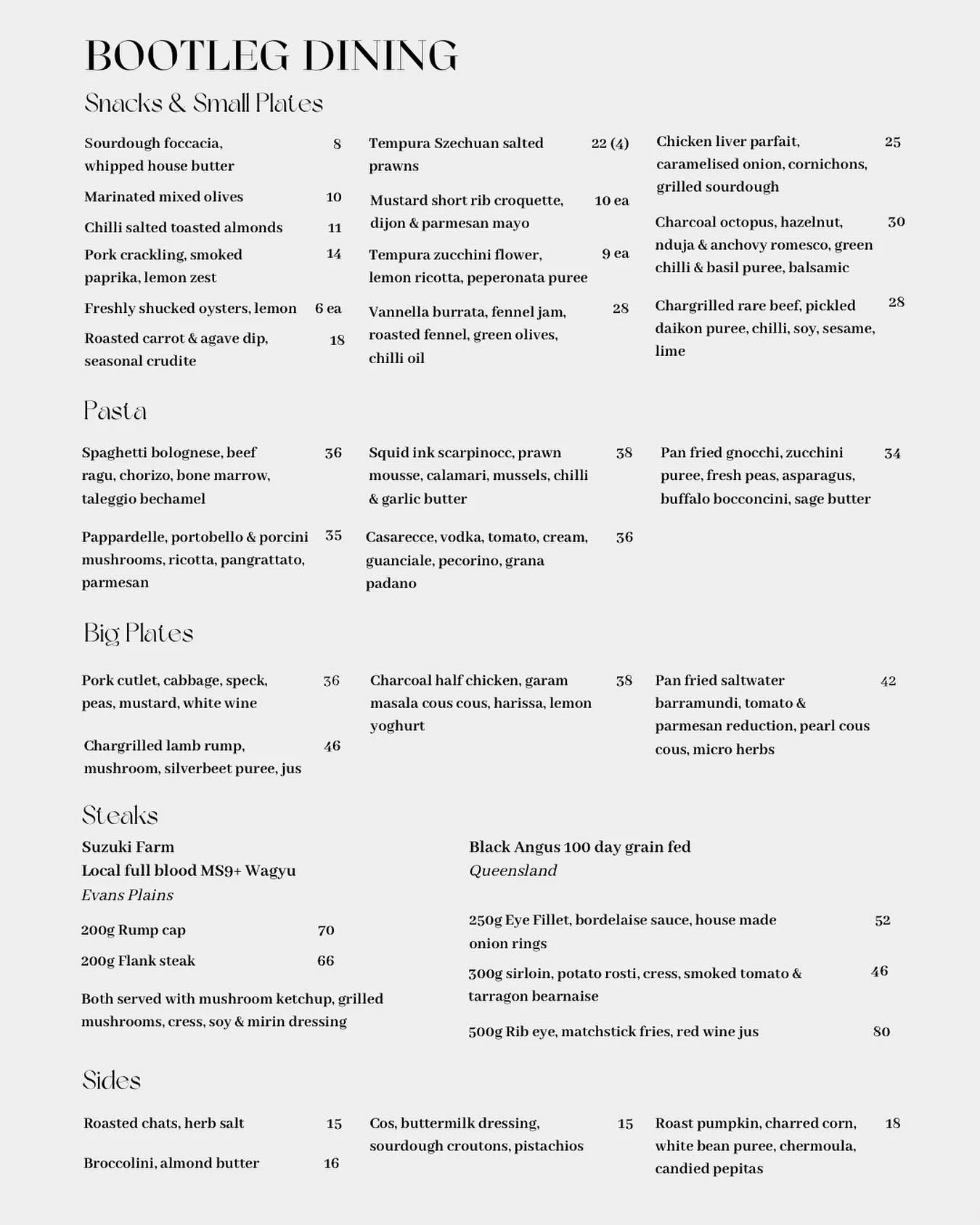 October menu

See you soon x

#bathurstrestaurant #bathurstandbackroads #bathursttowntrail