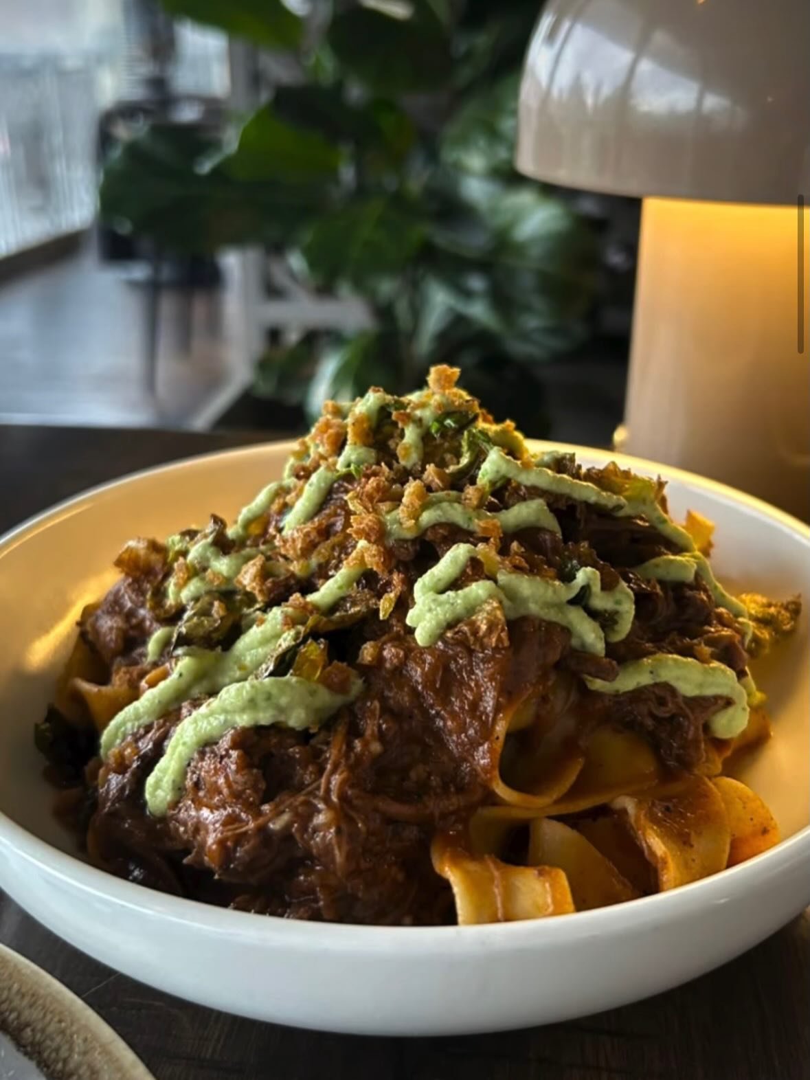 Winter is calling

Slow braised beef cheek ragu, fresh pappardelle, Brussels sprout pesto, crispy sprouts, pangrattato

Try it with a slice of Bootleg sourdough focaccia and a glass of red for $45 as part of our mid week special 

Available Wednesday