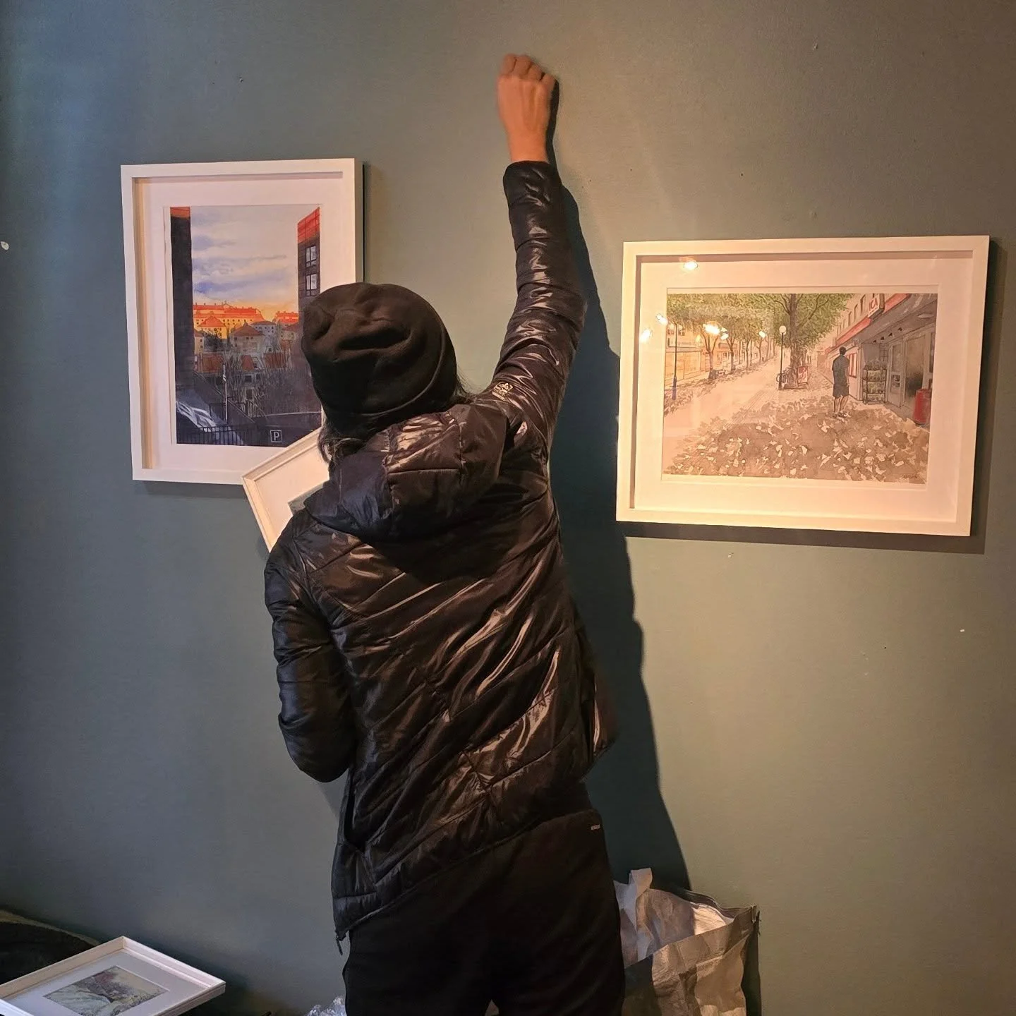 Kom och tr&auml;ffa Javier Herbozo idag kl 16:00 och se hans fantastiska tavlor i Aspudden!