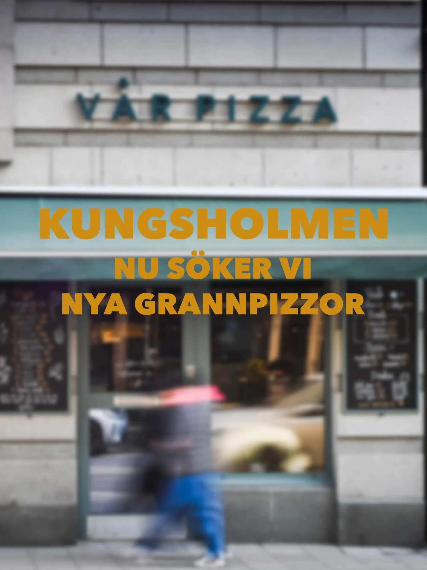🍕KUNGSHOLMEN🍕

Nu s&ouml;ker vi nya grannpizzor! 
Vad &auml;r en grannpizza? Det &auml;r en pizza skapad av er, v&aring;ra grannar. Vad vill du kunna best&auml;lla i restaurangen? Bor du i krokarna och &ouml;nskar n&aring;got speciellt s&aring; skr