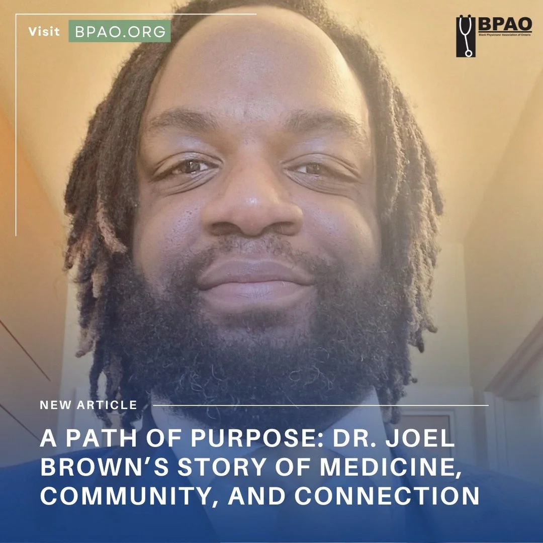 We&rsquo;re honoured to feature Dr. Joel Brown, our July Spotlight Physician.

From his early days in Jamaica and the UK to his work in rural Ontario, Dr. Brown&rsquo;s journey reflects resilience, community leadership, and a deep commitment to patie