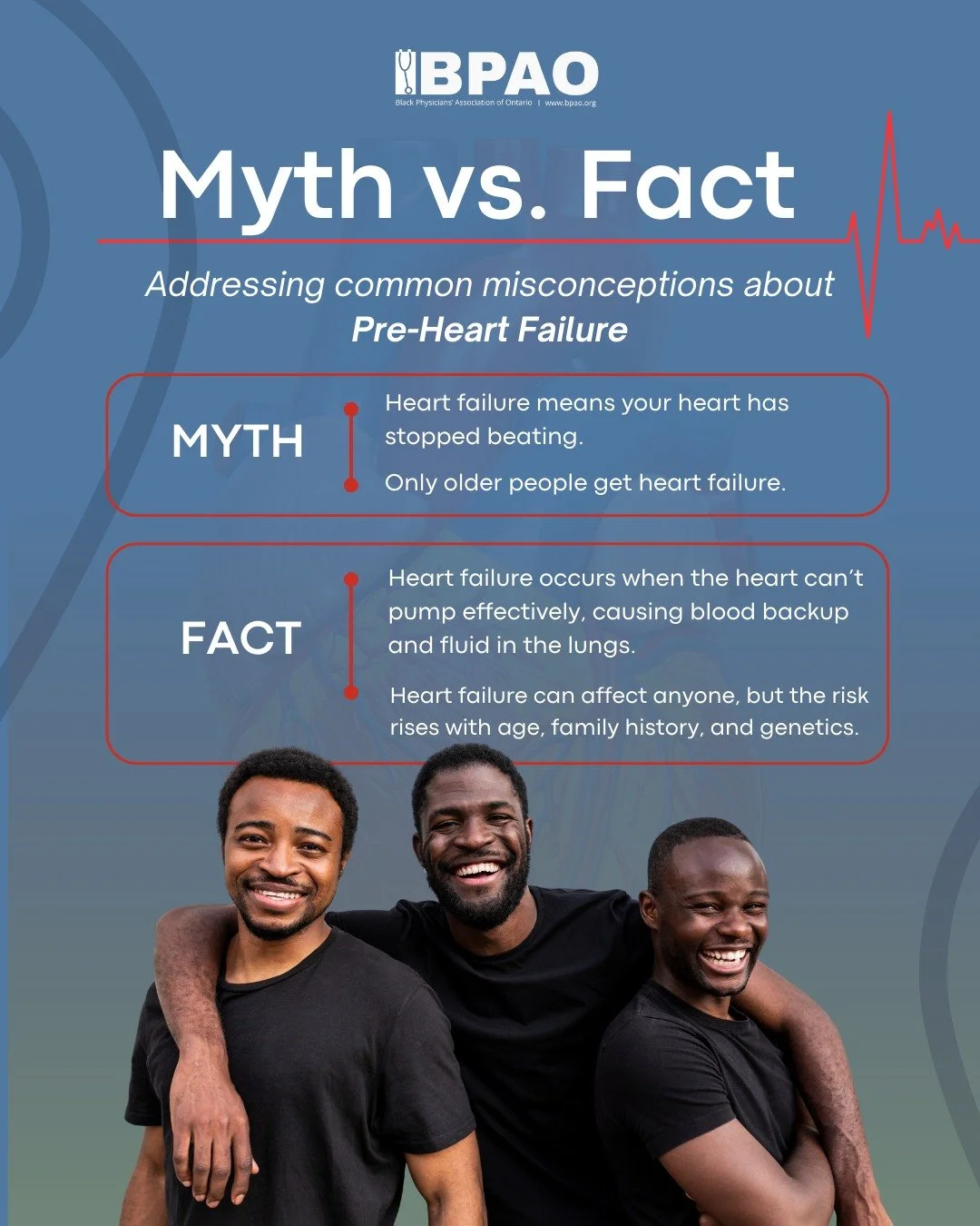 Myths about heart failure are common, and they can delay early detection, especially in communities at higher risk.

Let&rsquo;s set the record straight: heart failure does not mean the heart stops beating, and it is not a condition limited to older 