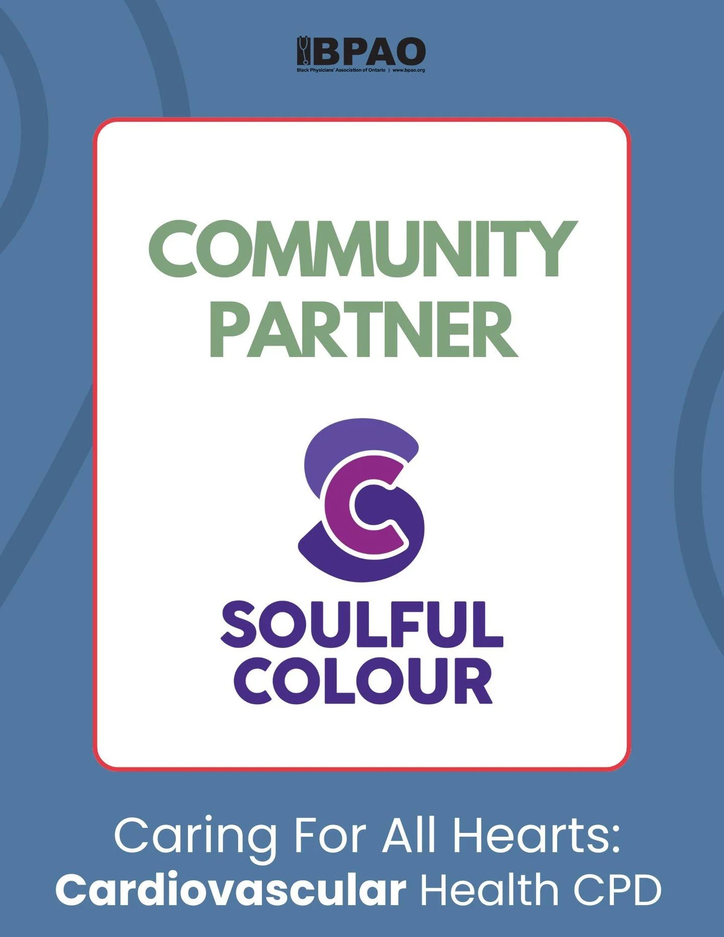 We&rsquo;re excited to welcome Soulful Colour (@soulfulcolour) as a Community Partner for the BPAO Cardiovascular Health CPD &mdash; Caring for All Hearts.

Soulful Colour will be joining us on-site and offering a Wellness Colouring Zone, giving atte