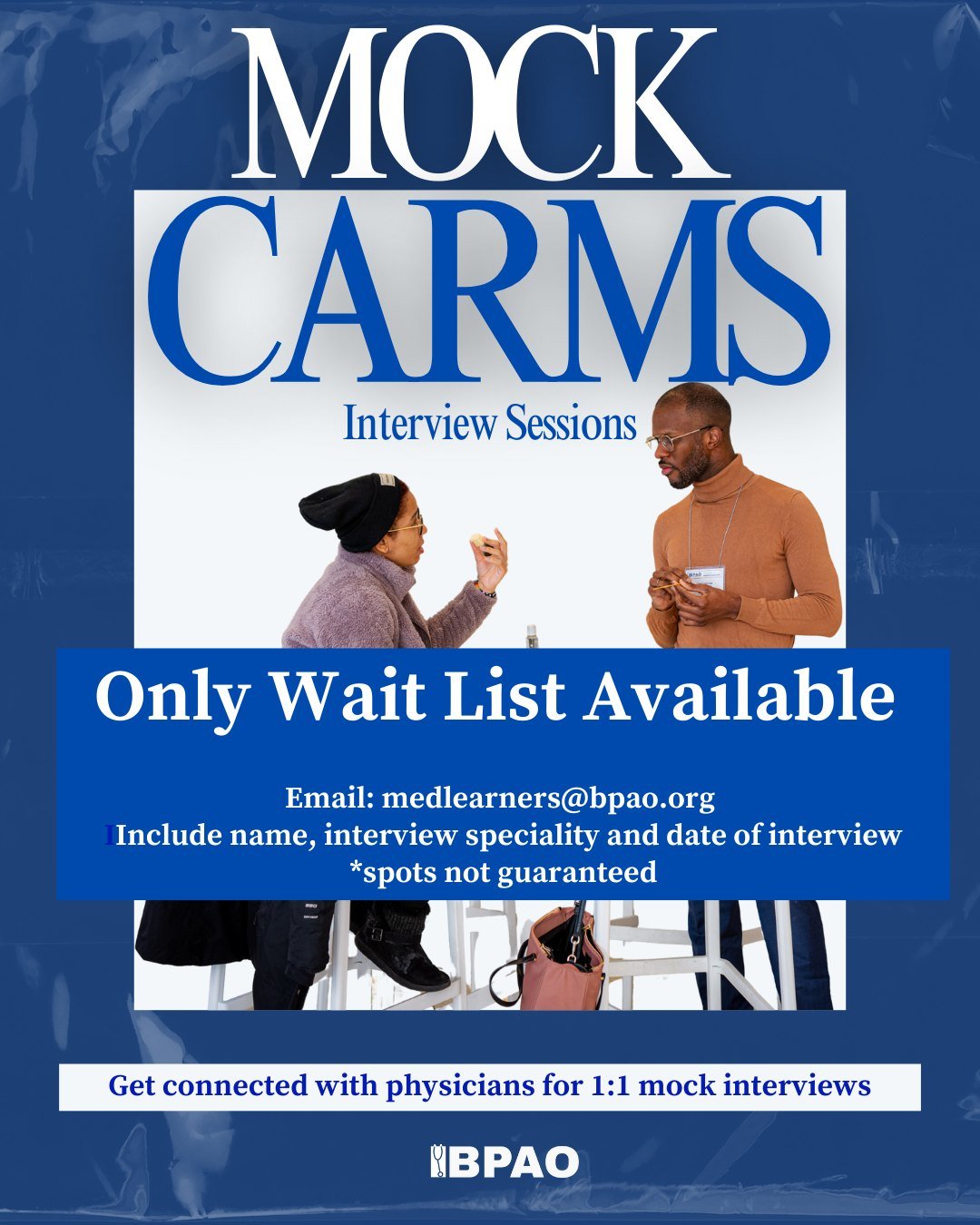 📣 Update: Mock Interview 1:1 Sessions
Due to an overwhelming number of applications, registration for our 1:1 mock interview sessions is now closed.

✨ Waitlist now open
If you&rsquo;re still interested, we encourage you to join the waitlist, and we