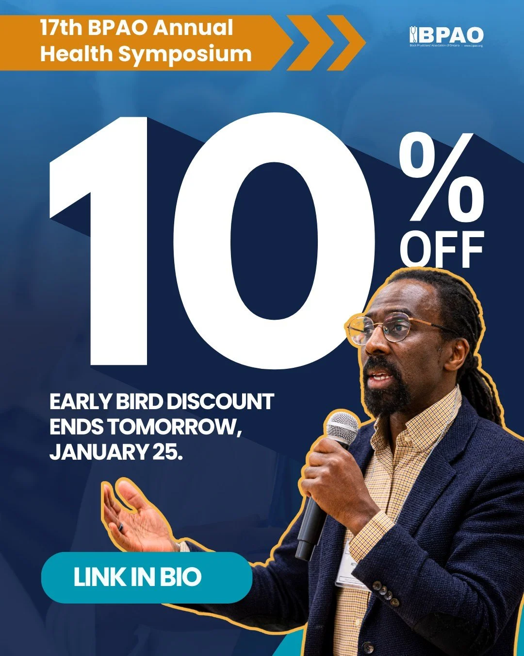 ATTENTION physicians, medical learners &amp; healthcare professionals 🚨

Early-bird pricing for the BPAO 17th Annual Health Symposium ends TOMORROW.

💸 Save 10% before January 25
📅 February 28, 2026

🔗 Register here: https://loom.ly/ivPUaAU
