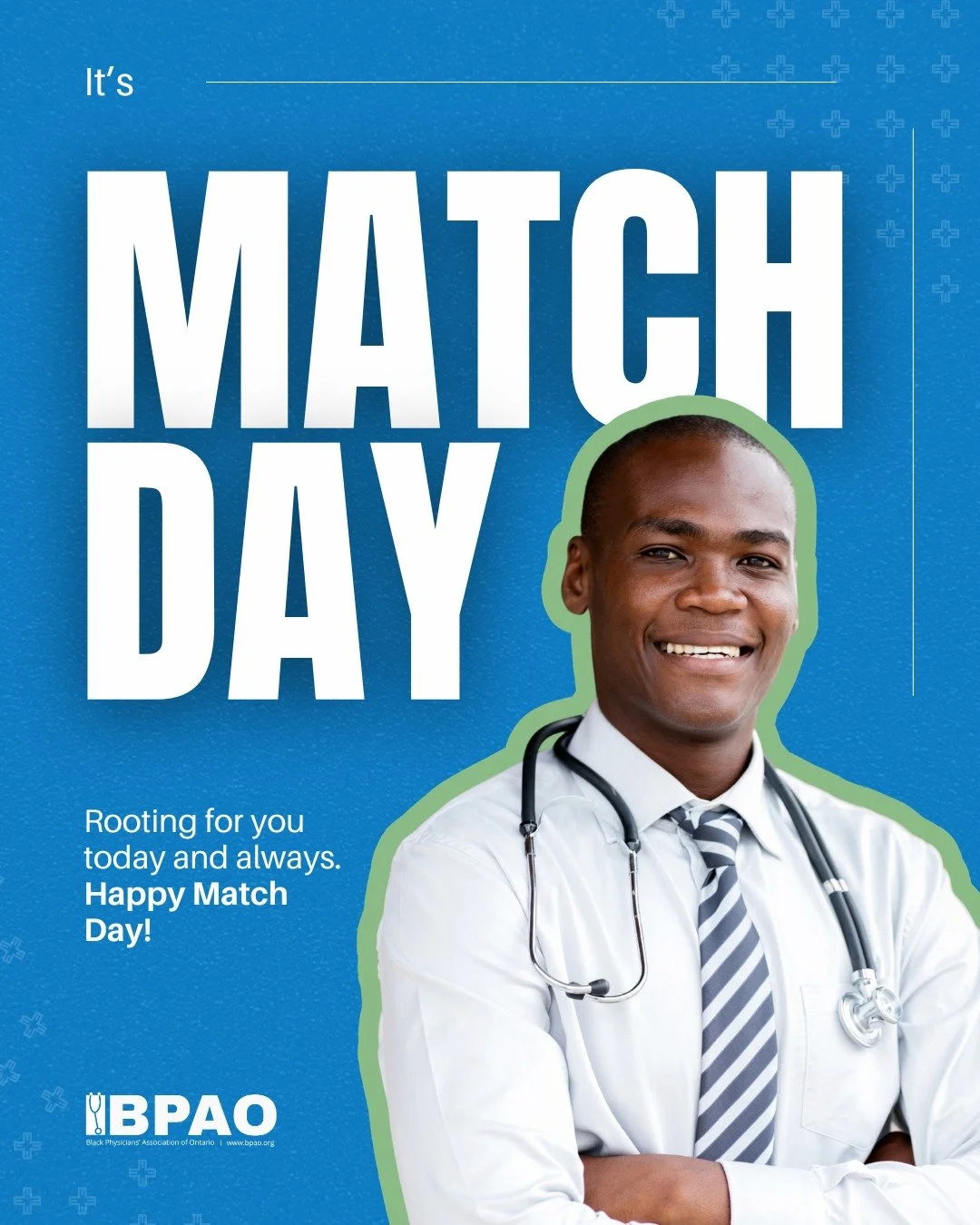 Today is a milestone for so many medical learners across Canada. Whether celebrating a match or navigating next steps, know that the community is rooting for you today and always.
 Happy Match Day. 💙