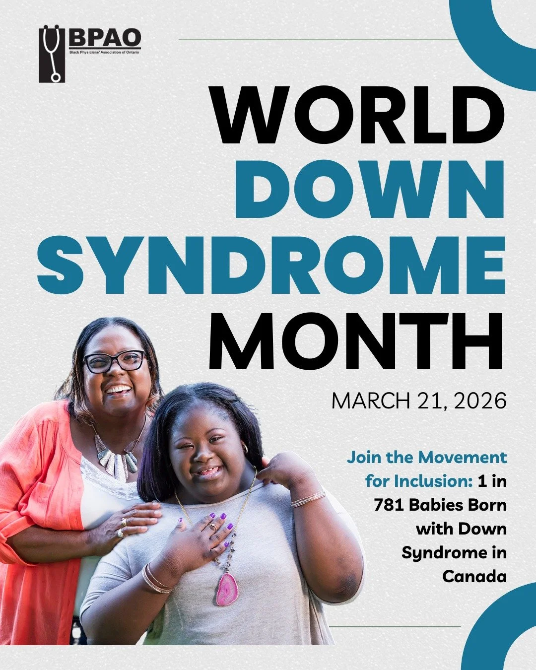 When was the last time you learned about Down syndrome?

Down syndrome is a genetic condition caused by an extra or altered chromosome 21. It affects people of all backgrounds and appears as Trisomy 21, Translocation, or Mosaicism.

👉 Swipe to learn