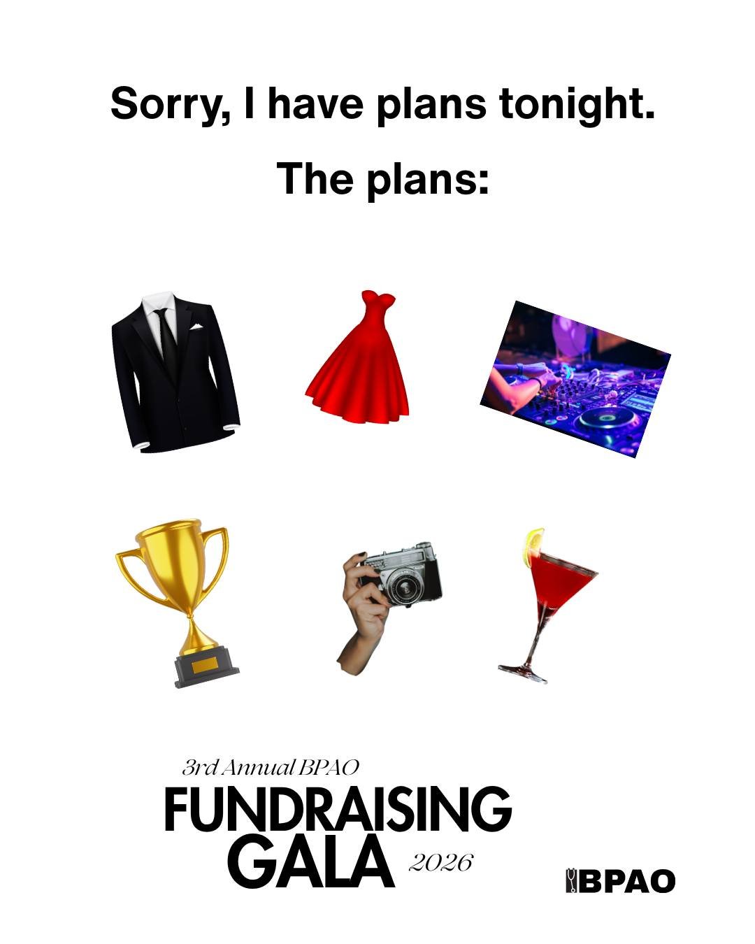Sorry, we have plans tonight. ✨

And by plans, we mean an evening of celebration, connection and recognition!

The BPAO Fundraising Gala 2026 is finally here, and we can't wait to honour Black Visionaries Transforming Healthcare.

📍 Hotel X Toronto
