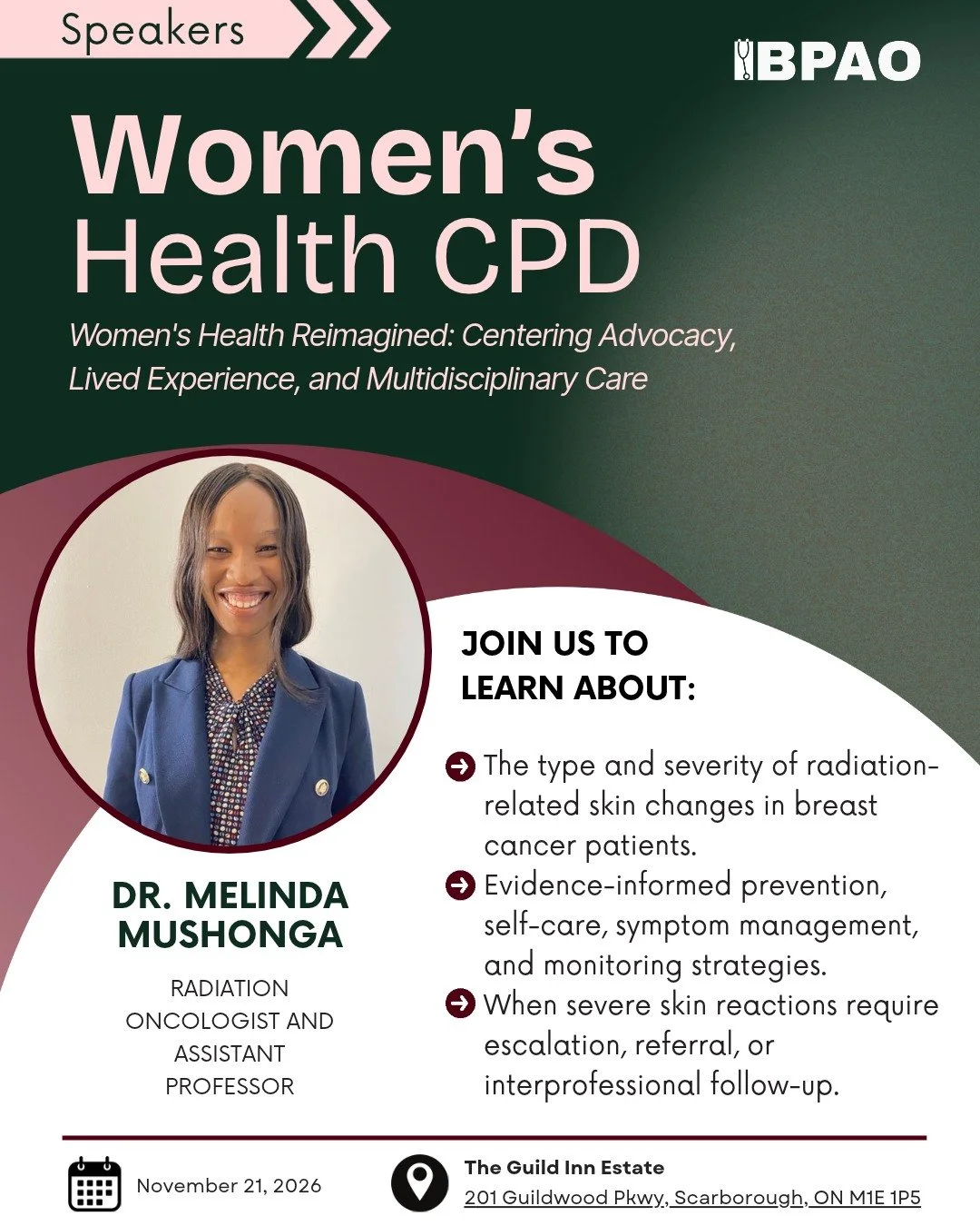 Meet Dr. Melinda Mushonga, Radiation Oncologist at Kingston General Hospital and Assistant Professor in the Department of Oncology at Queen&rsquo;s University.

After completing her medical and clinical oncology training in Zimbabwe, Dr. Mushonga pur