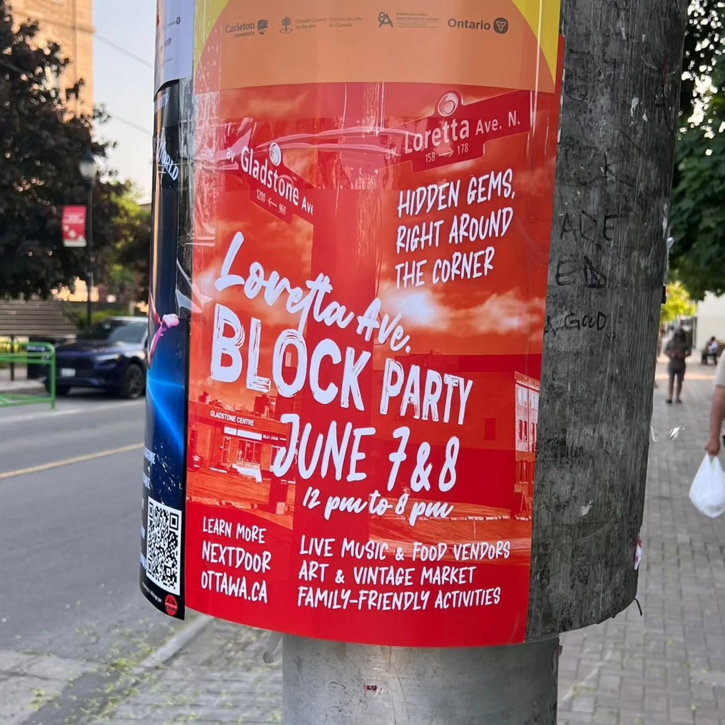 🎈🎈Swipe for the schedule! 🎈🎈

Join Us for the Loretta Ave. Block Party in Wellington West &amp; Hintonburg!

📍 Location: @wellington_west 
955 Gladstone Ave, Ottawa, ON K1Y 3E5, Canada
📅 Date &amp; Time: 
Saturday, June 7 &amp; Sunday, June 8 
