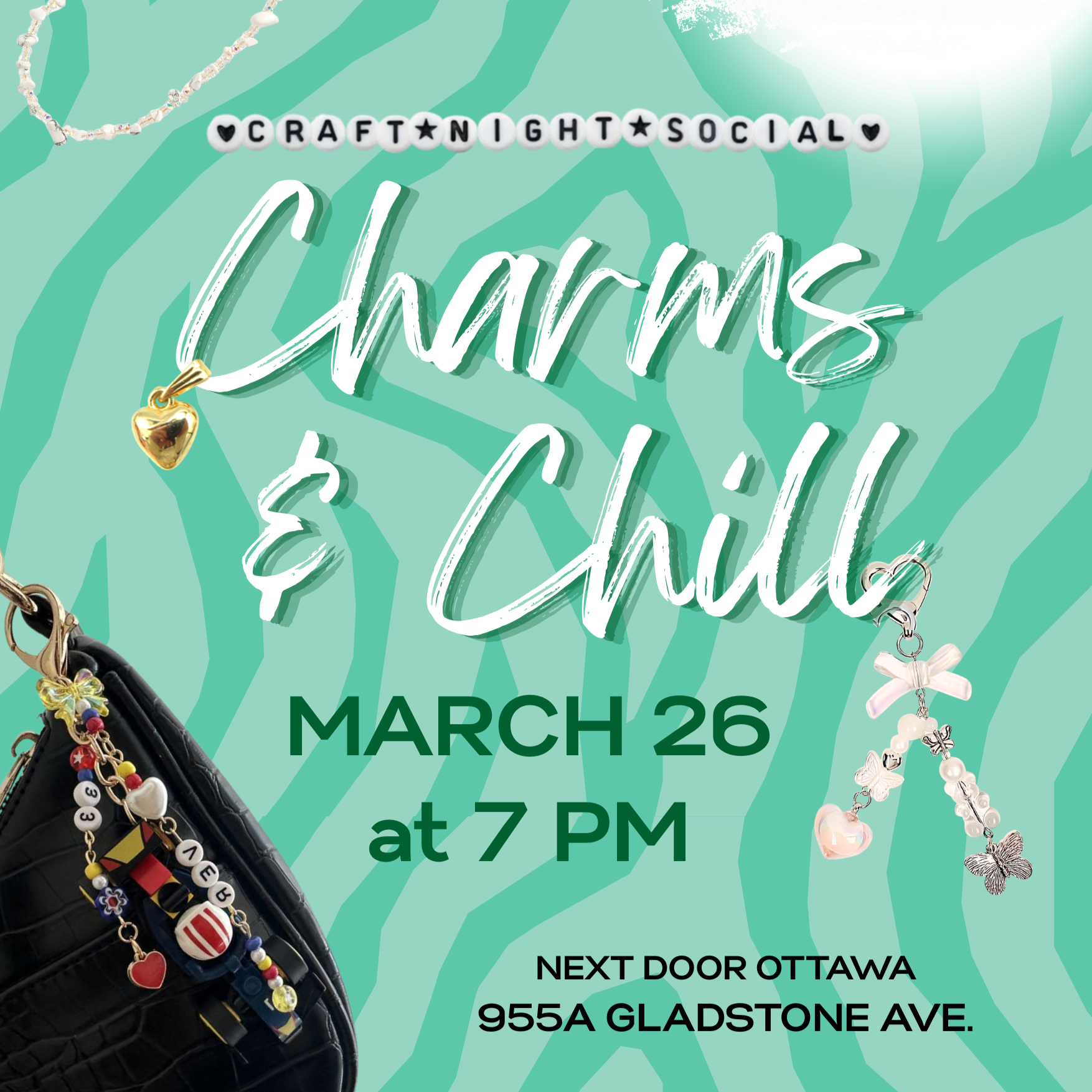 Charms &amp; Chill — Craft Night Social 🍀