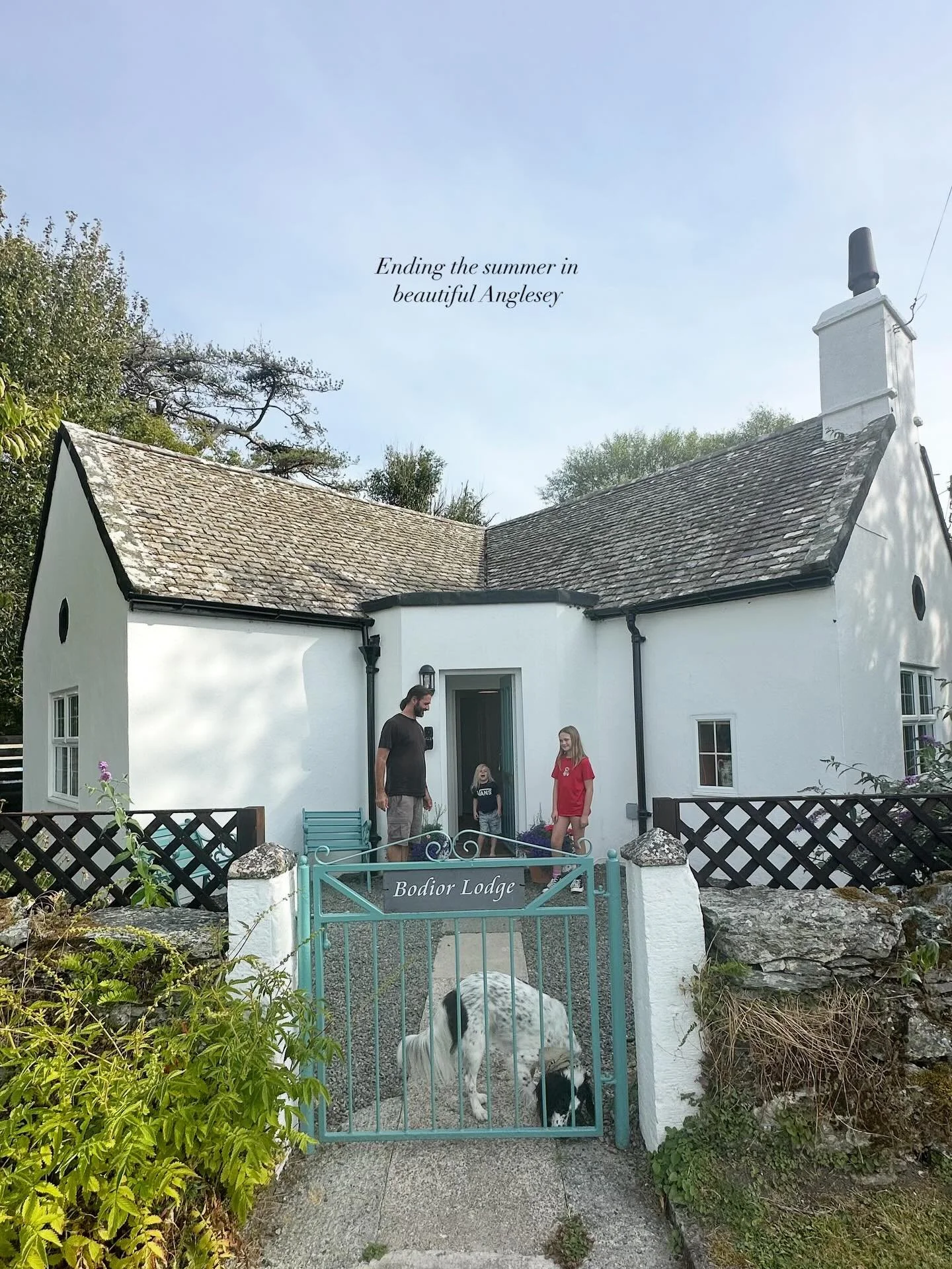 Saying bye bye 👋🏼👋🏼 to beautiful Anglesey and heading home tomorrow.

We&rsquo;ve had loveliest stay at @bodior.cottages, made friends with the red squirrels and our gorgeous cow &ldquo;besties&rdquo;, ace adventures exploring magical beaches and