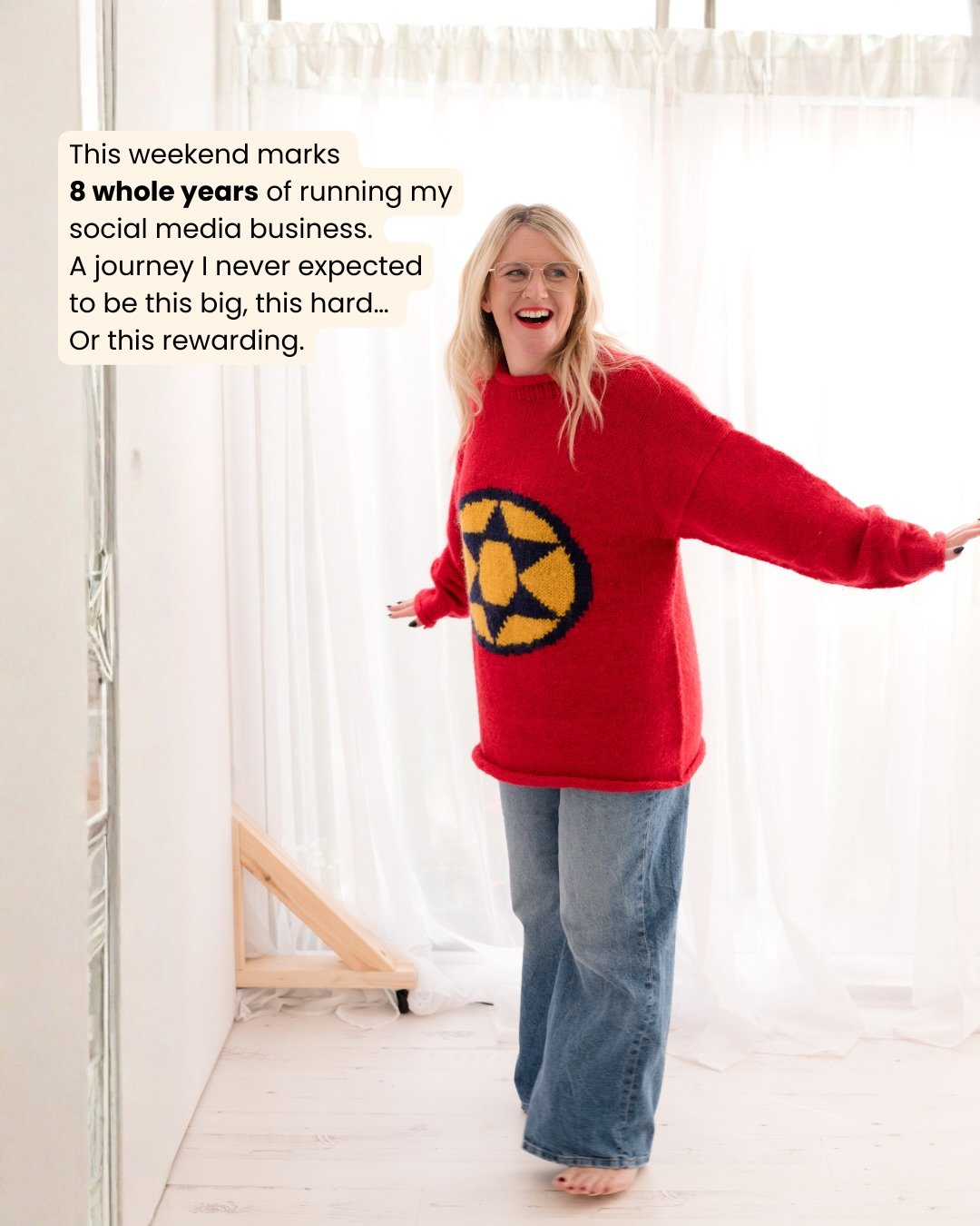 Happy business birthday to me! 🎁

8 years in business. It feels surreal to write that.

When I started this business, I never imagined it would grow into such an awesome list of global clients, long-term brand partnerships and a career I genuinely l