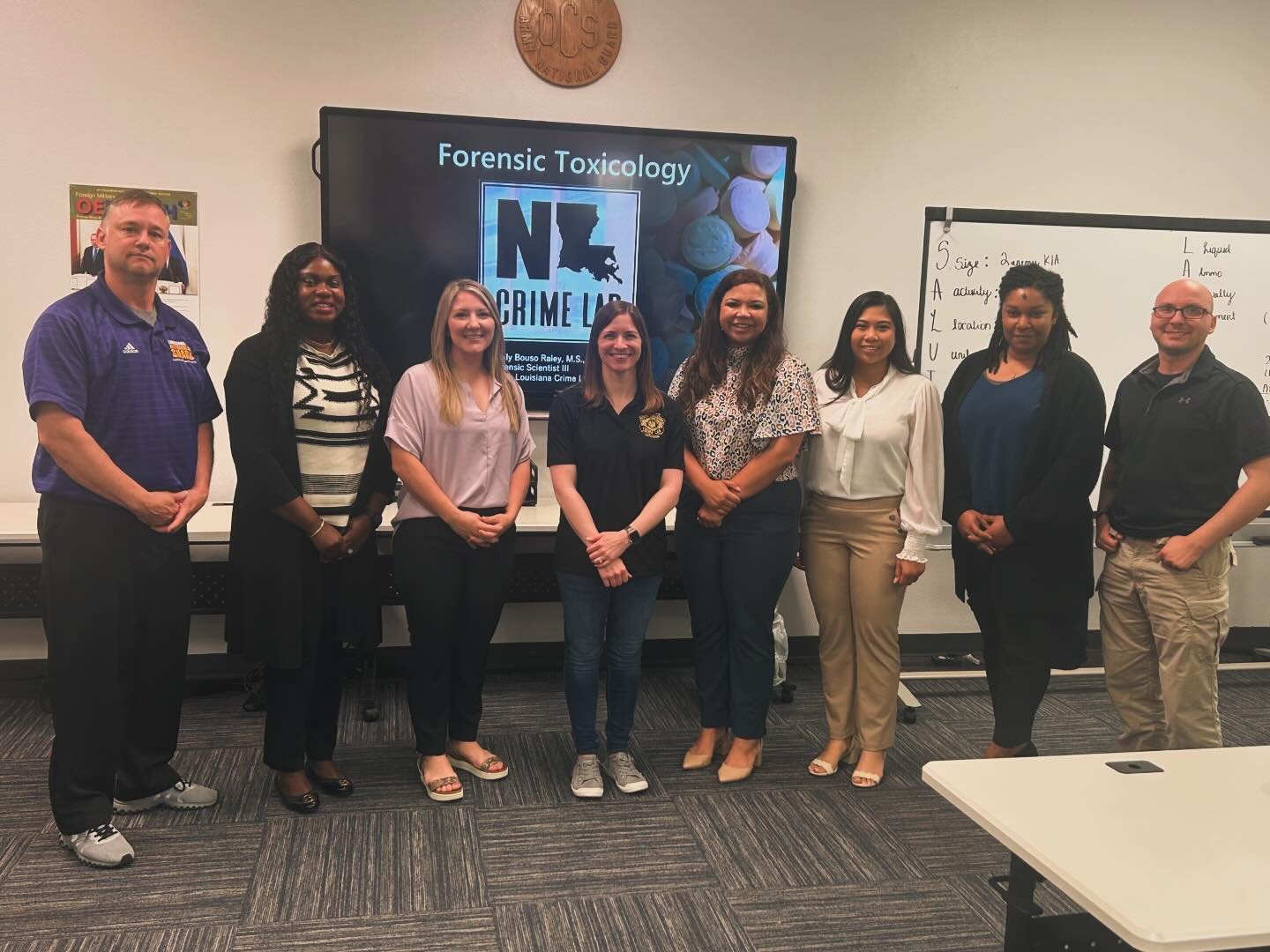 This week, the NLCL was proud to see one of our top toxicologists, Emily Raley, M.S., F-ABFT, share her expertise with the Resilience Risk Reduction &amp; Suicide Prevention team of the LA National Guard. As a guest speaker, Emily delved into the com