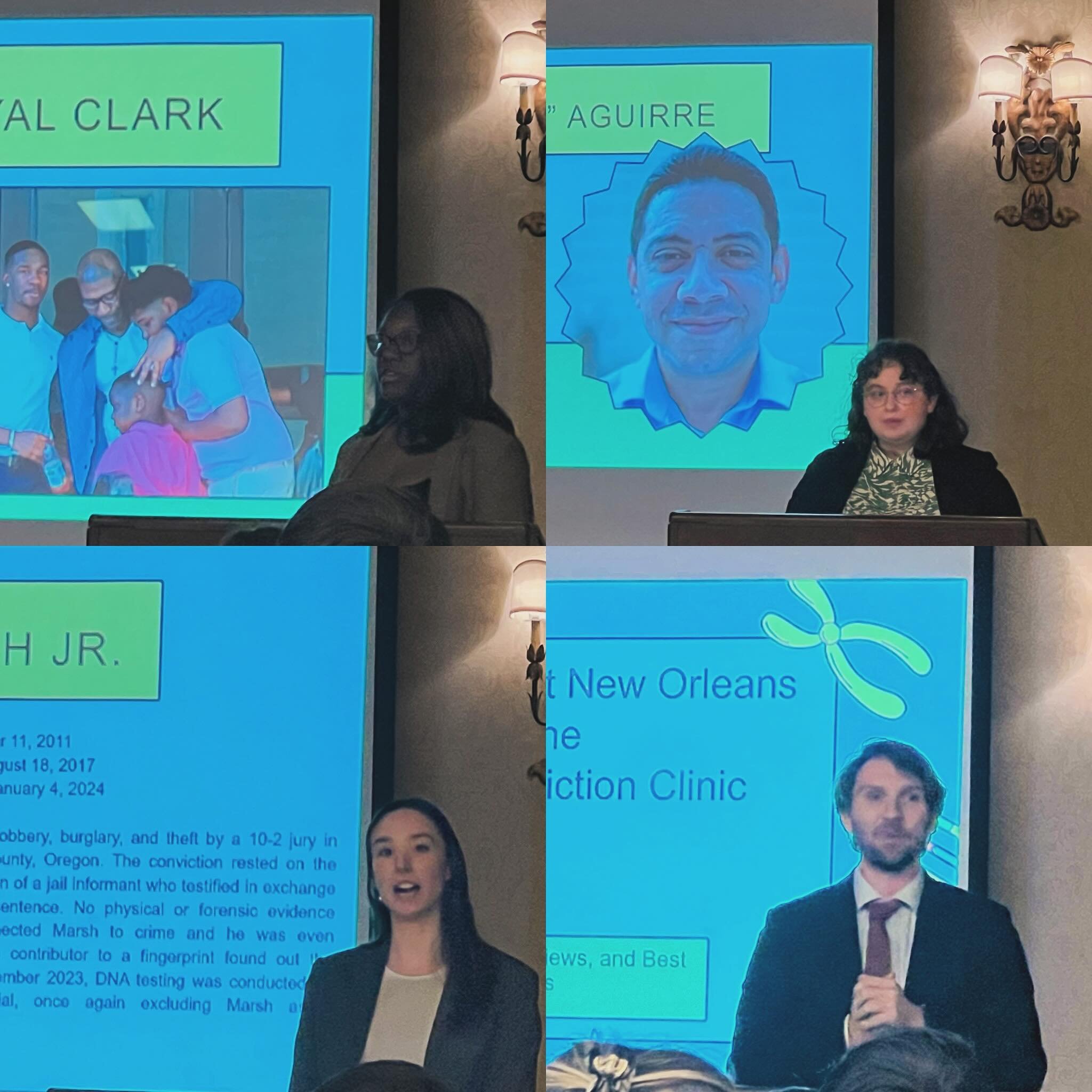 A dynamic team presentation yesterday by Innocence Project New Orleans! Let&rsquo;s meet the driving forces behind this impactful initiative:

🔍 Zac Crawford: A dedicated Staff Attorney at Innocence Project New Orleans, Zac also serves as the Superv