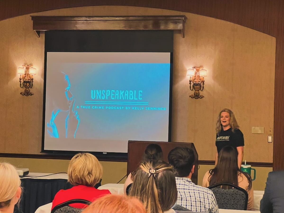 In our final act this morning, we were honored to host Kelly Jennings, the host of &ldquo;Unspeakable,&rdquo; a gripping True Crime Podcast. Kelly, with her background as a Criminal Justice educator, Law Enforcement expert, and former Louisiana State