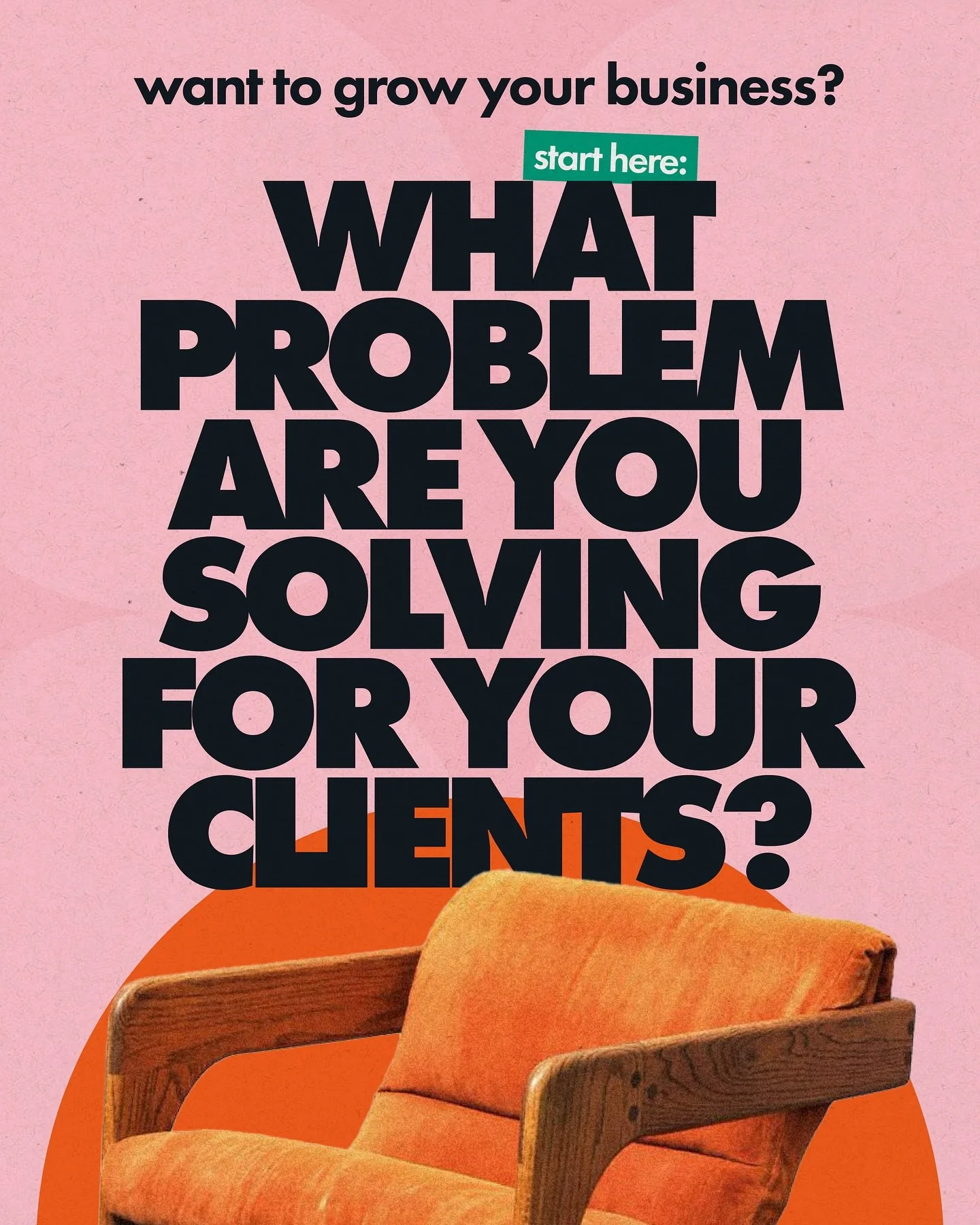 Business isn&rsquo;t just about what you do, it&rsquo;s about what problem you ✨solve✨

If you can&rsquo;t clearly explain how your product or service makes your client&rsquo;s life easier, it&rsquo;s going to be hard to market it.

So here&rsquo;s a